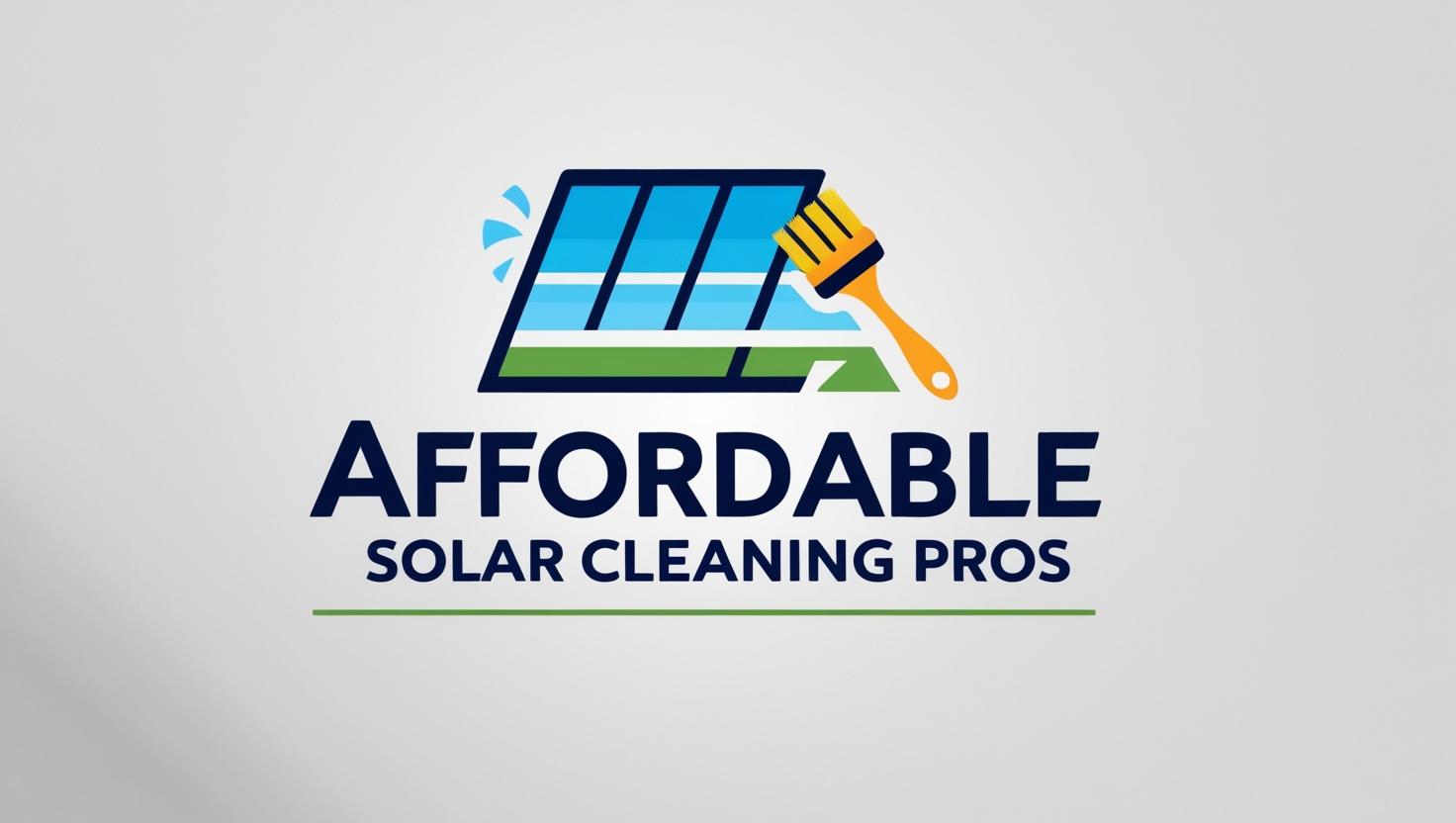 Logo Design by Anshul Sidhawat for Affordable Solar Cleaning Pros LLC | Design #34495348