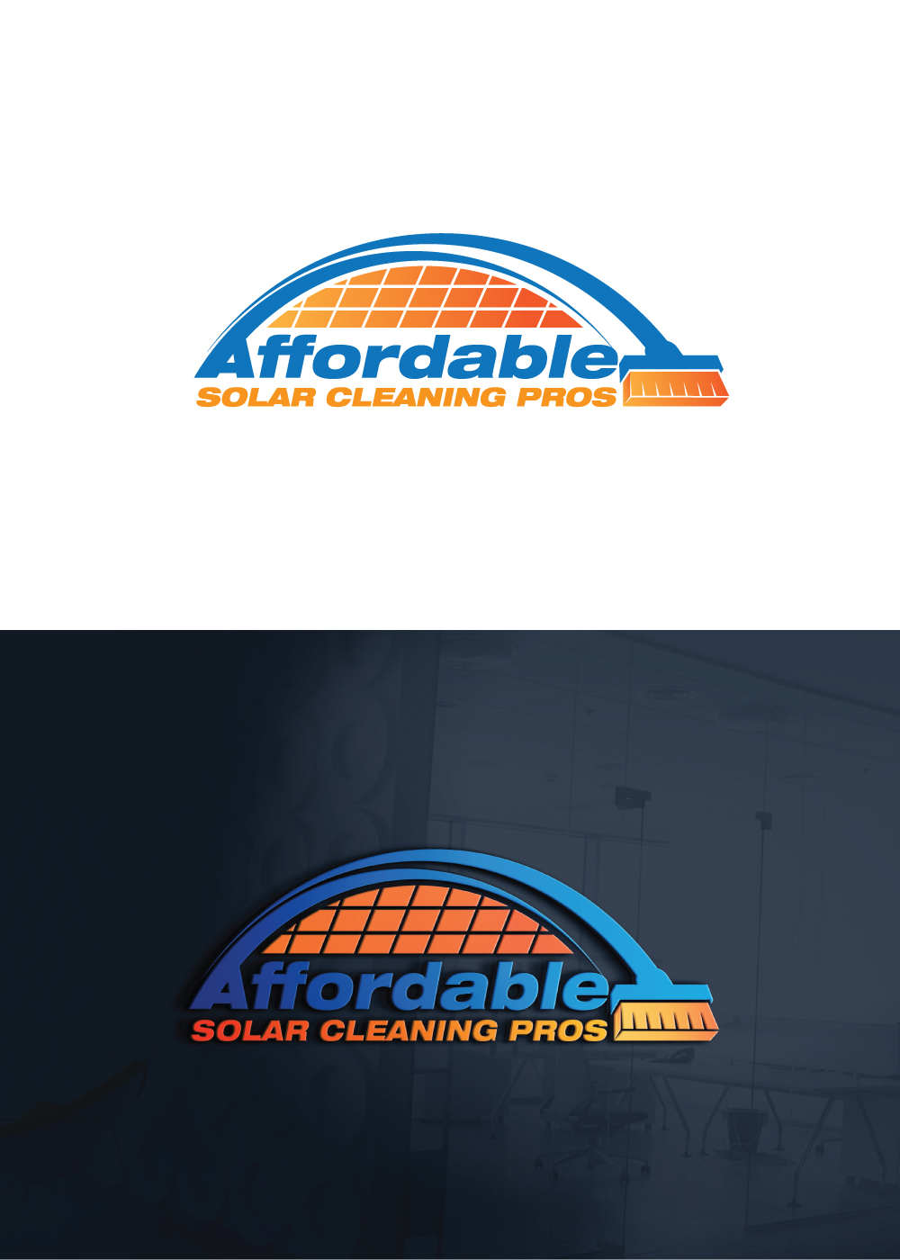 Design de Logo par designA78 pour Affordable Solar Cleaning Pros LLC | Design #34455700