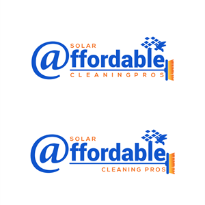 Logo Design by Gerald Design 3 for Affordable Solar Cleaning Pros LLC | Design: #34475315