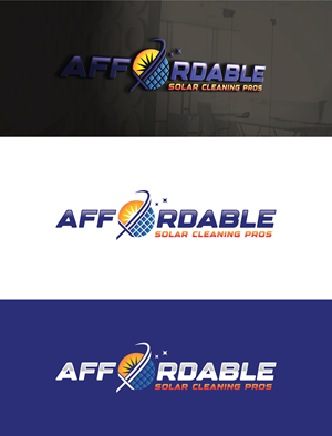 Logo Design by Md Shehidul Islam Rimon for Affordable Solar Cleaning Pros LLC | Design: #34453551