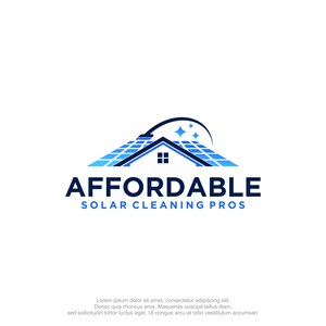 Logo Design by M.Syaiful Huda for Affordable Solar Cleaning Pros LLC | Design: #34455747