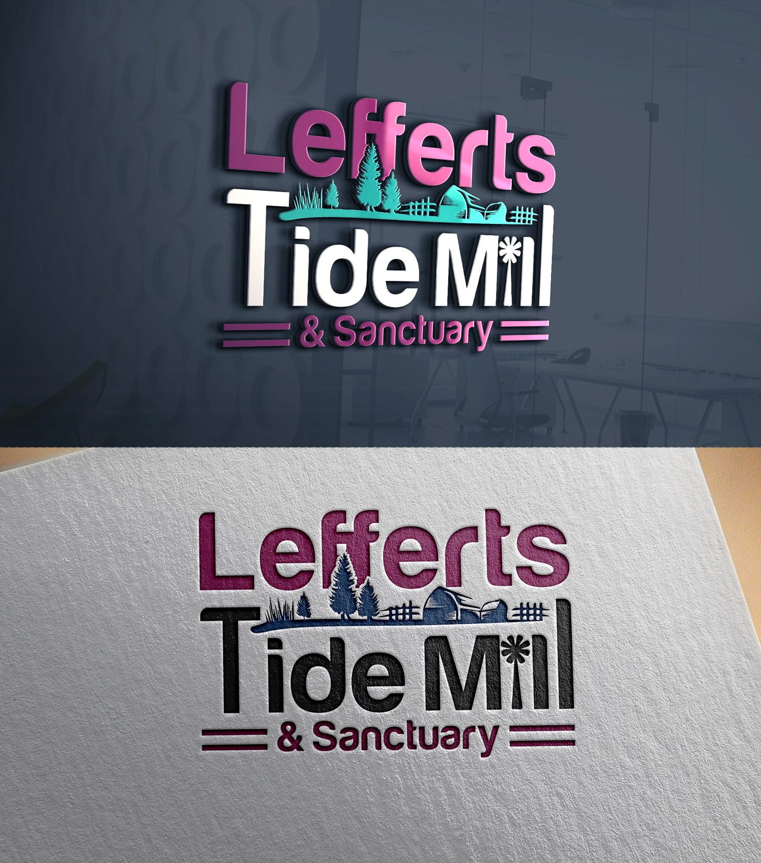 Logo-Design von 24ksunny für Lefferts Tide Mill & Sanctuary | Design #34453163