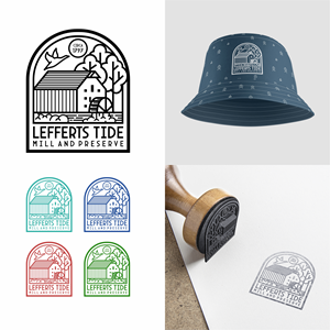 Logo Design by dcoffeeaddict for Lefferts Tide Mill & Sanctuary | Design: #34456590