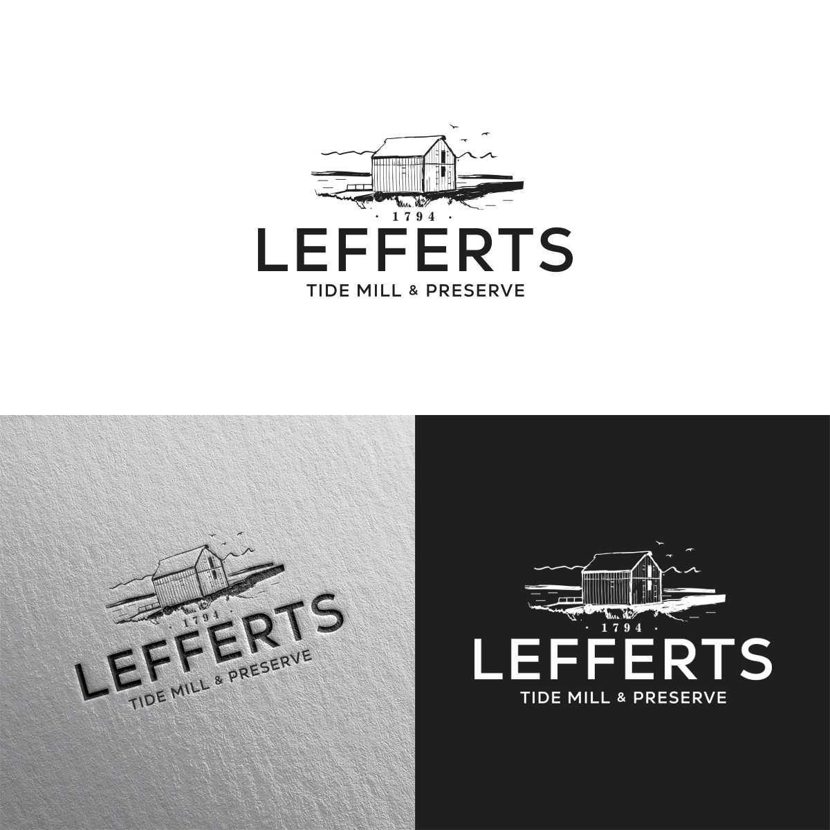 Logo-Design von DesignSNW für Lefferts Tide Mill & Sanctuary | Design #34495015