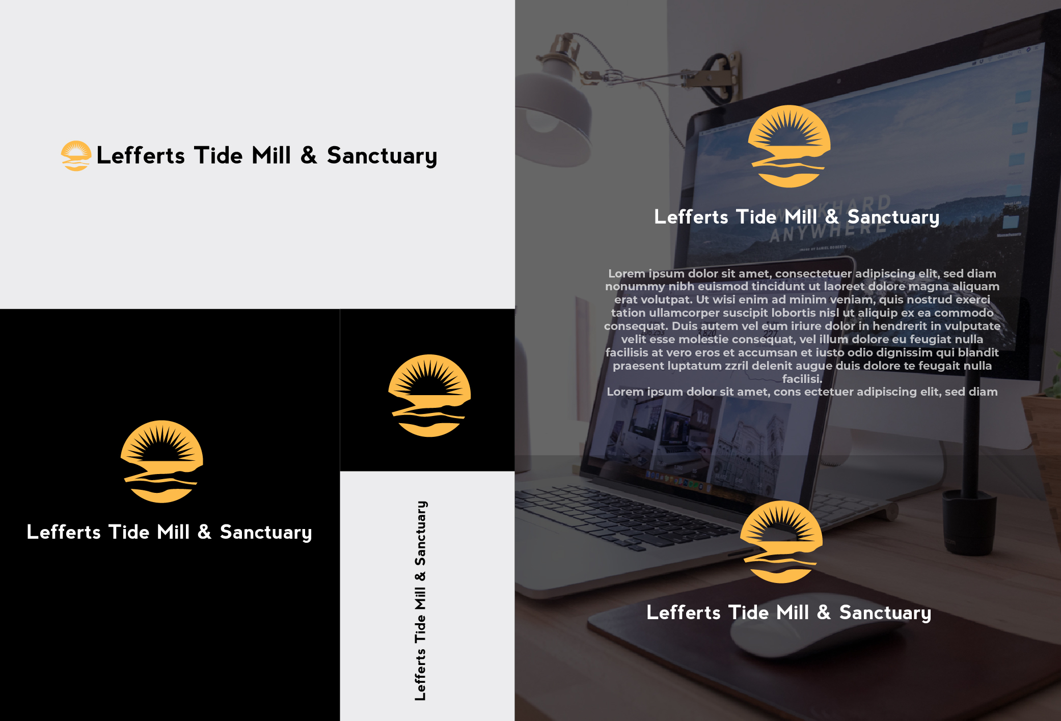 Logo Design by stylelogo92 for Lefferts Tide Mill & Sanctuary | Design #34451148