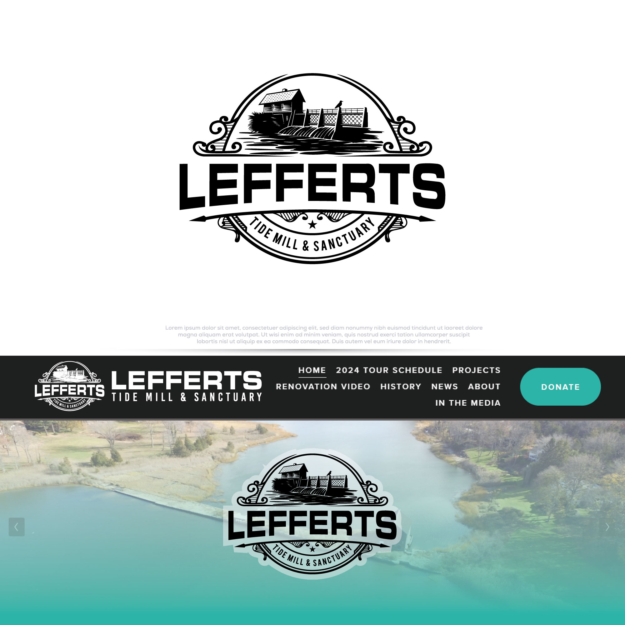 Logo-Design von Pilot_DesignR™ für Lefferts Tide Mill & Sanctuary | Design #34453117