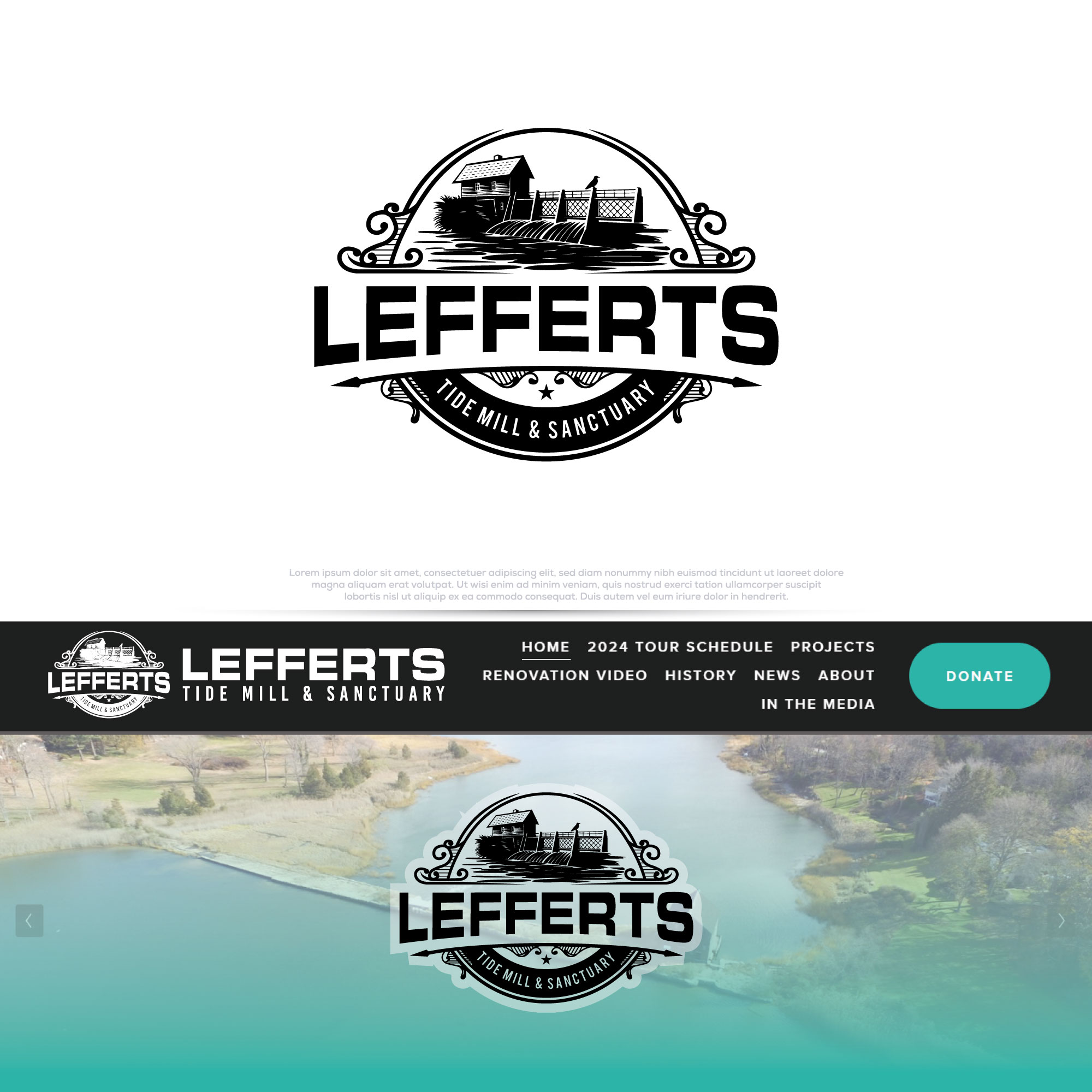 Logo-Design von Pilot_DesignR™ für Lefferts Tide Mill & Sanctuary | Design #34453121