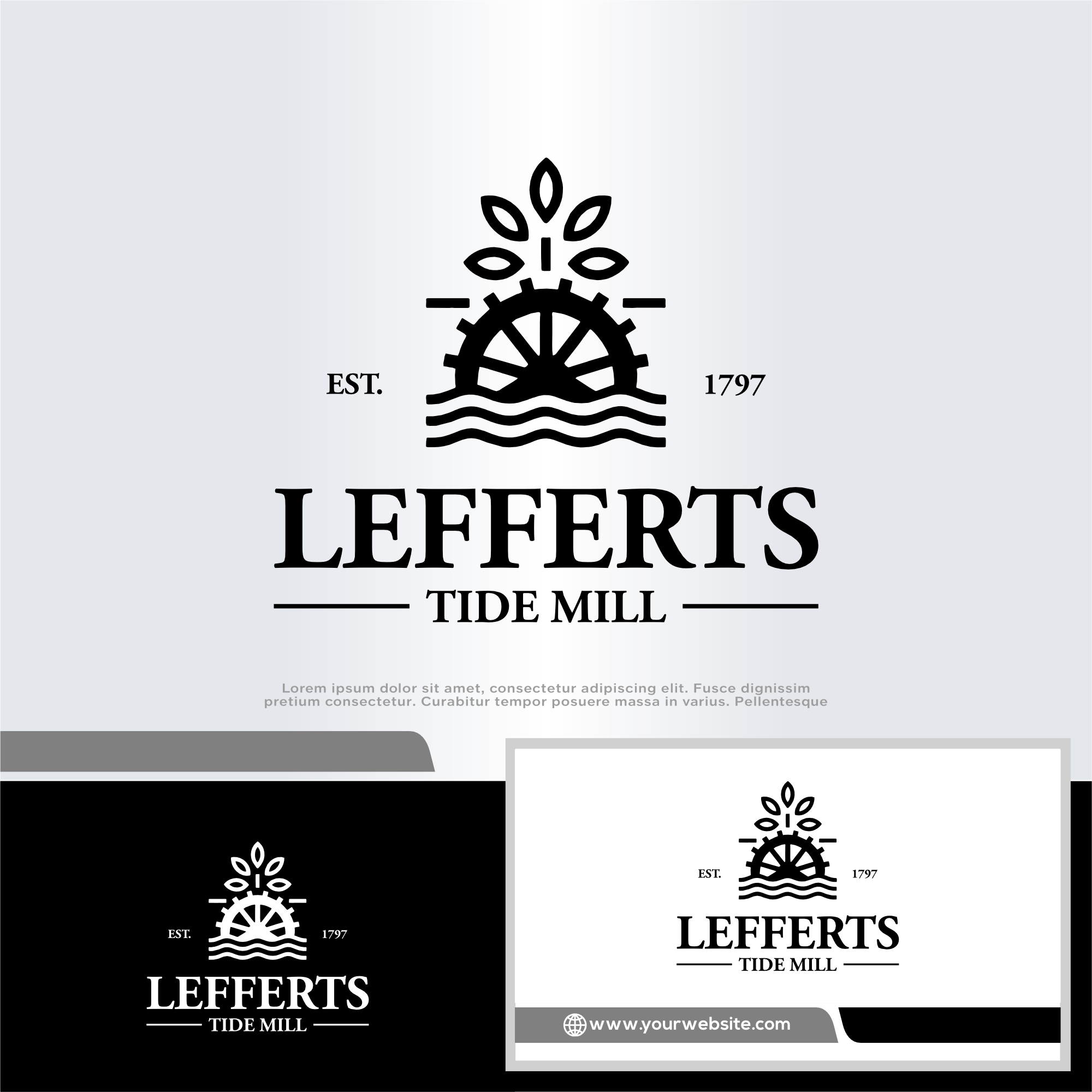 Logo Design by win it for Lefferts Tide Mill & Sanctuary | Design #34453369