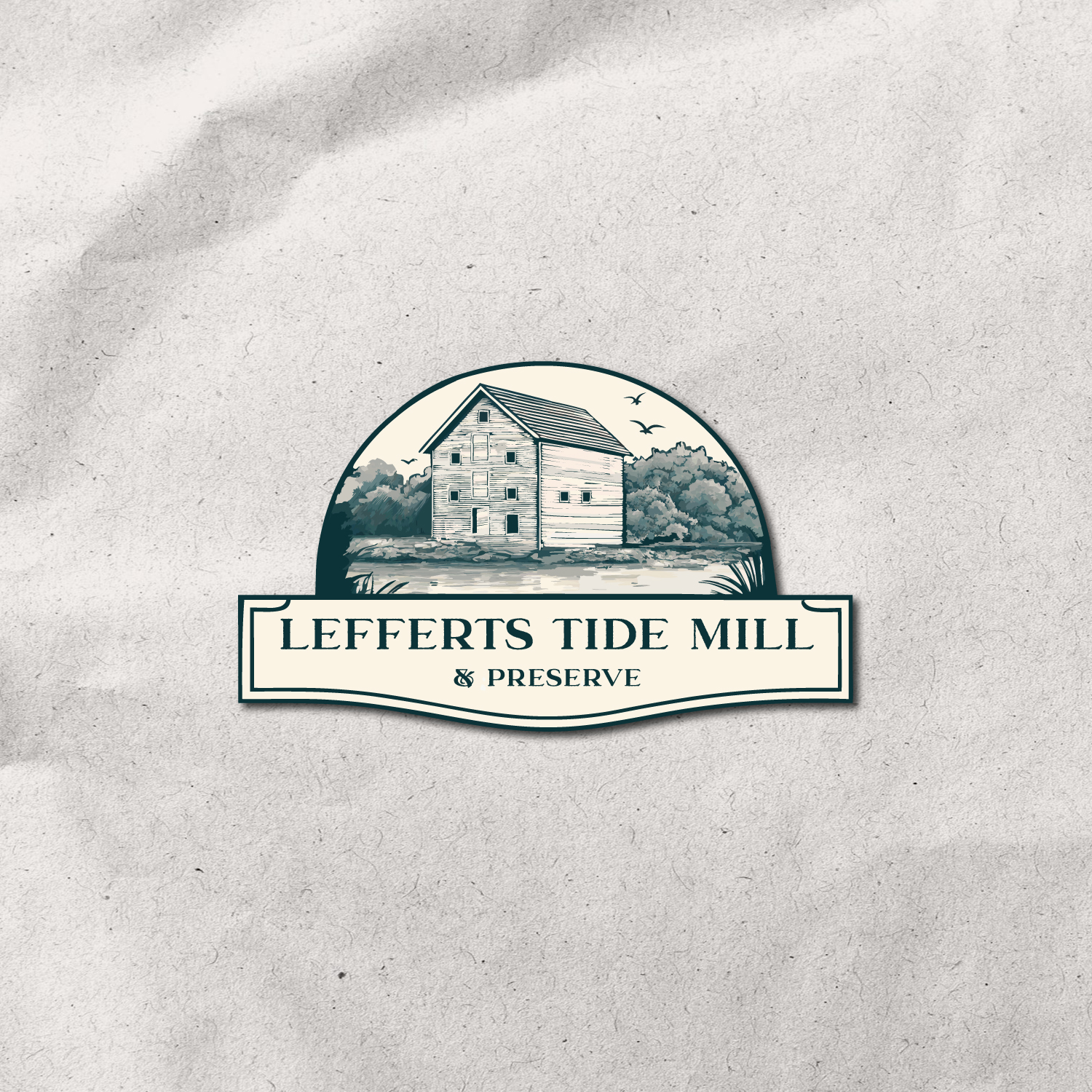 Logo Design by Haja_H2 for Lefferts Tide Mill & Sanctuary | Design #34498449