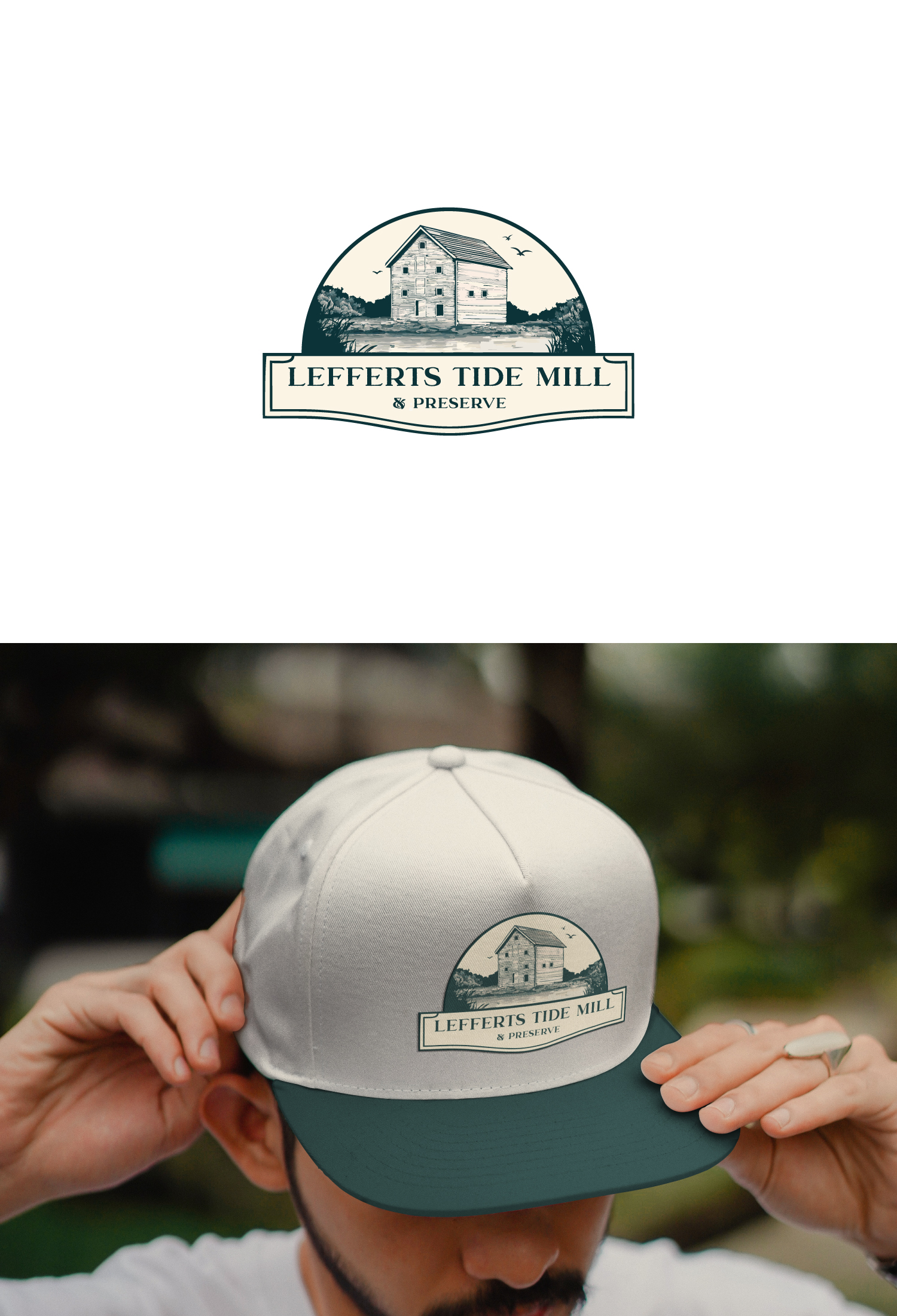 Logo Design by Haja_H2 for Lefferts Tide Mill & Sanctuary | Design #34845553