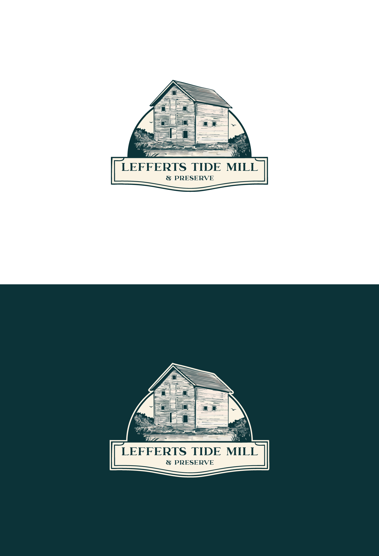 Logo-Design von Haja_H2 für Lefferts Tide Mill & Sanctuary | Design #34900495