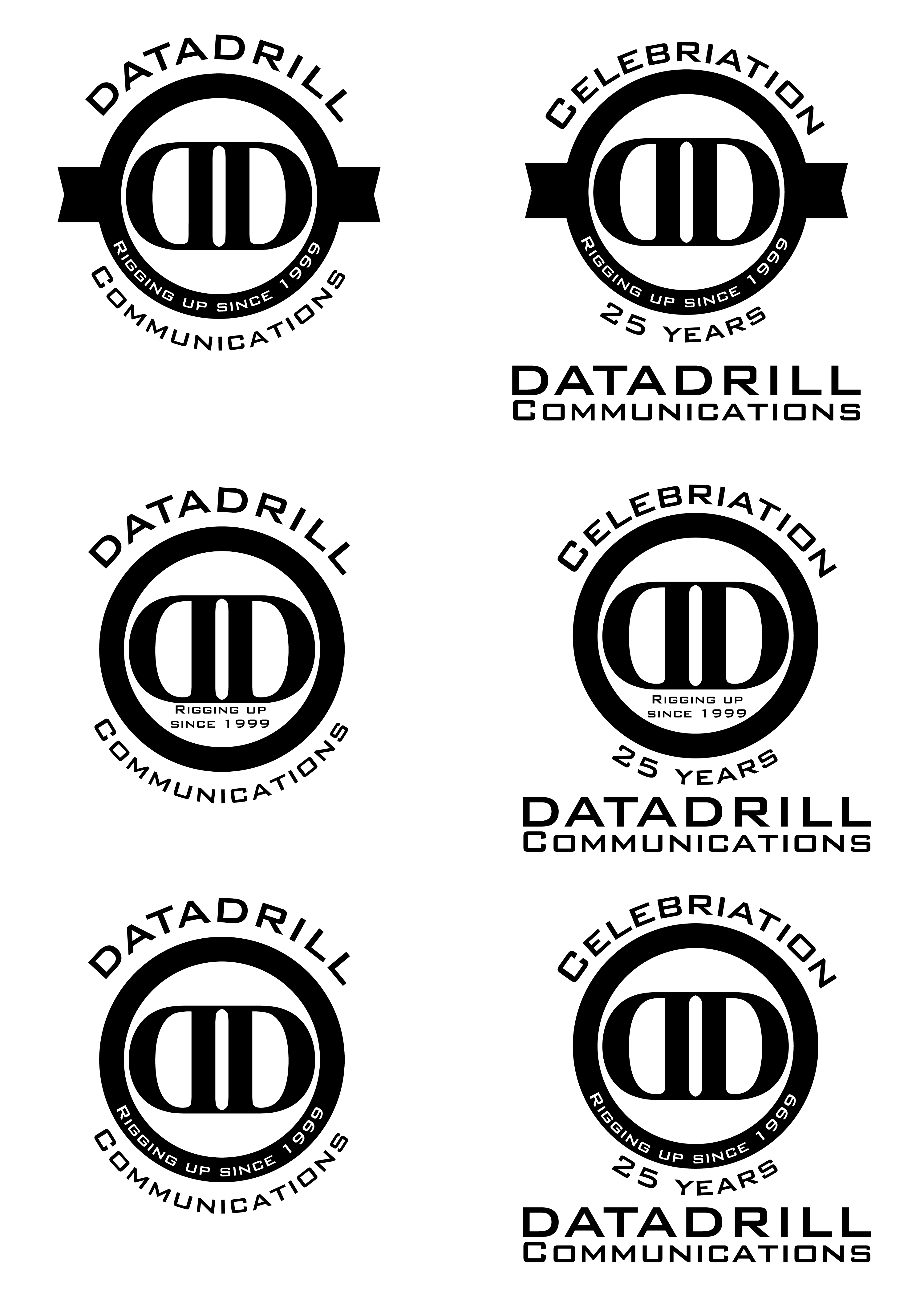 Logo Design by mehir 3 for DataDrill Communications Inc. | Design #34468145