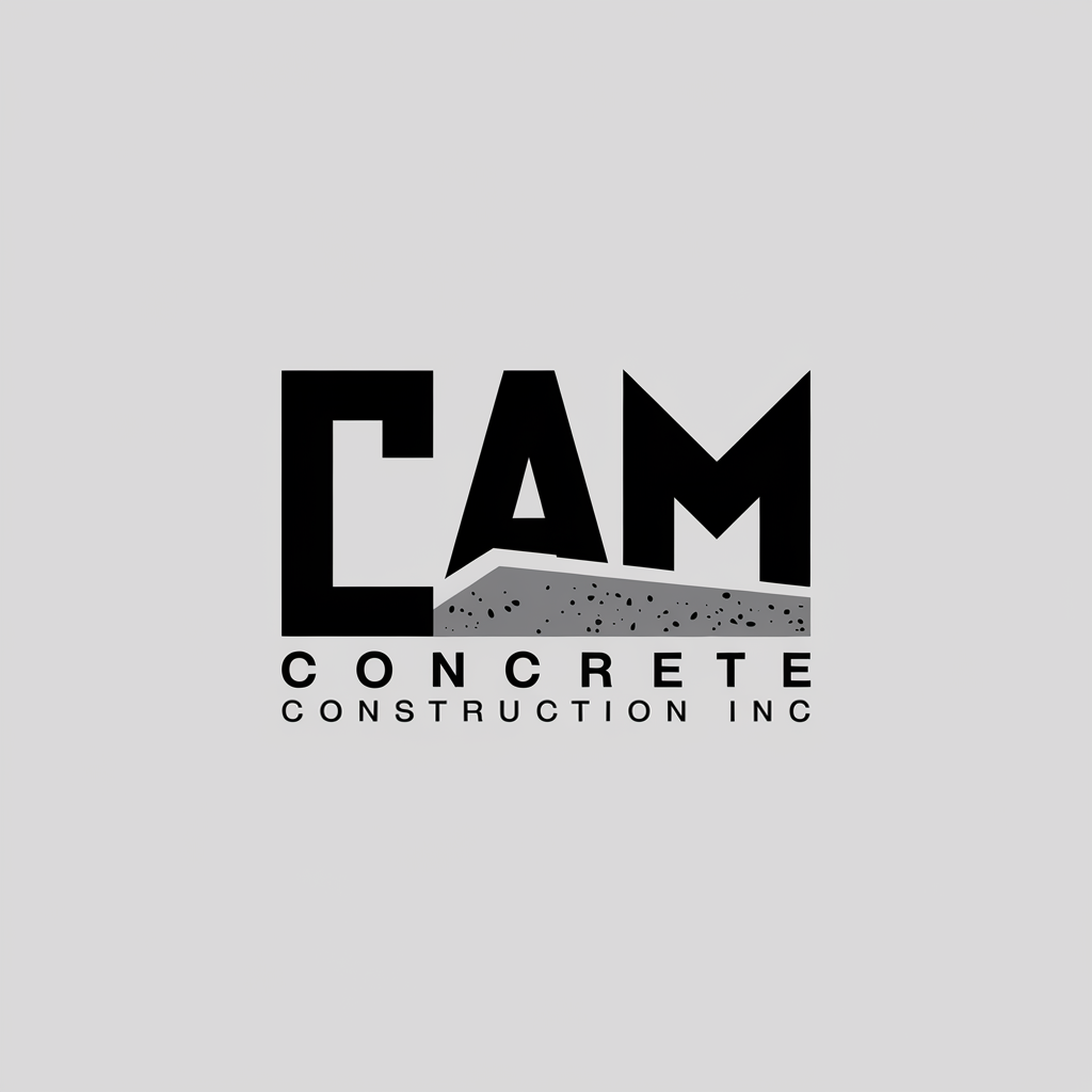 Logo Design by AMBStudio for CAM Concrete Construction, Inc. | Design #34455698
