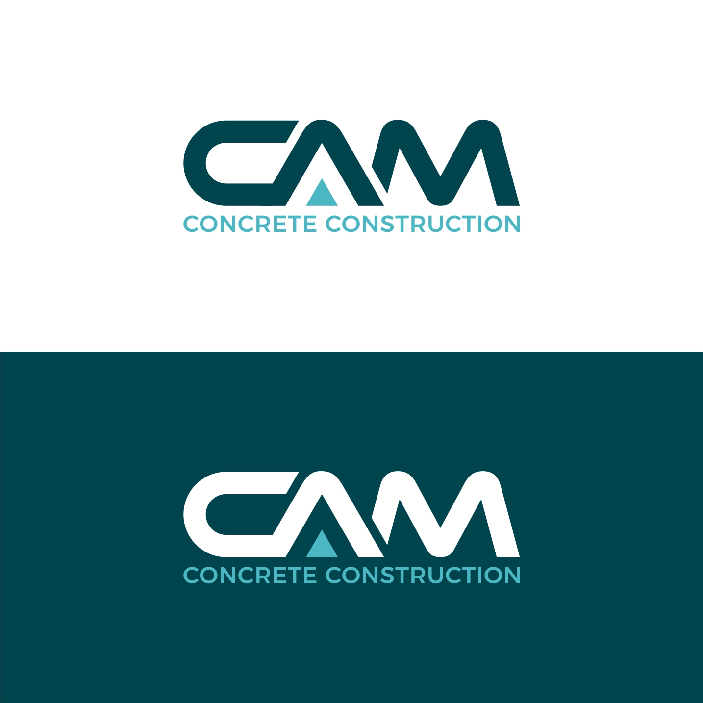 Logo Design by Bingah for CAM Concrete Construction, Inc. | Design #34474843