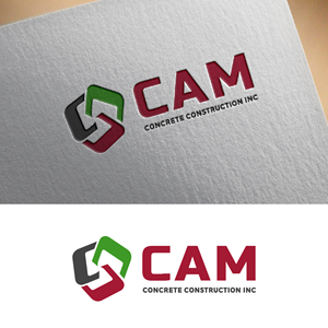 Logo Design by Loknath for CAM Concrete Construction, Inc. | Design: #34459568