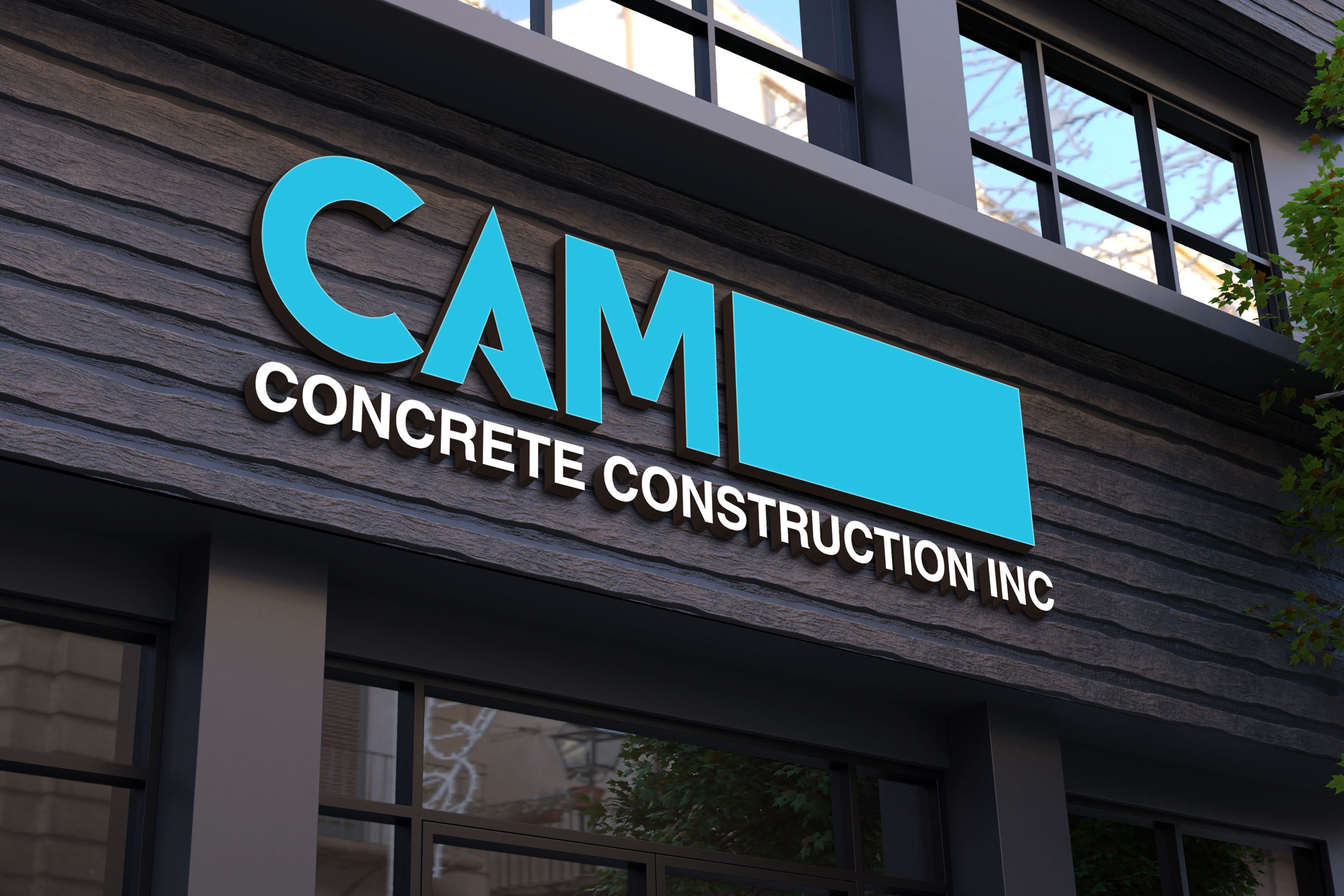 Logo Design by Kavth for CAM Concrete Construction, Inc. | Design #34468480