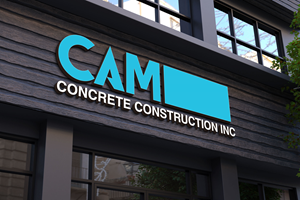 Logo Design by Kavth for CAM Concrete Construction, Inc. | Design: #34468480