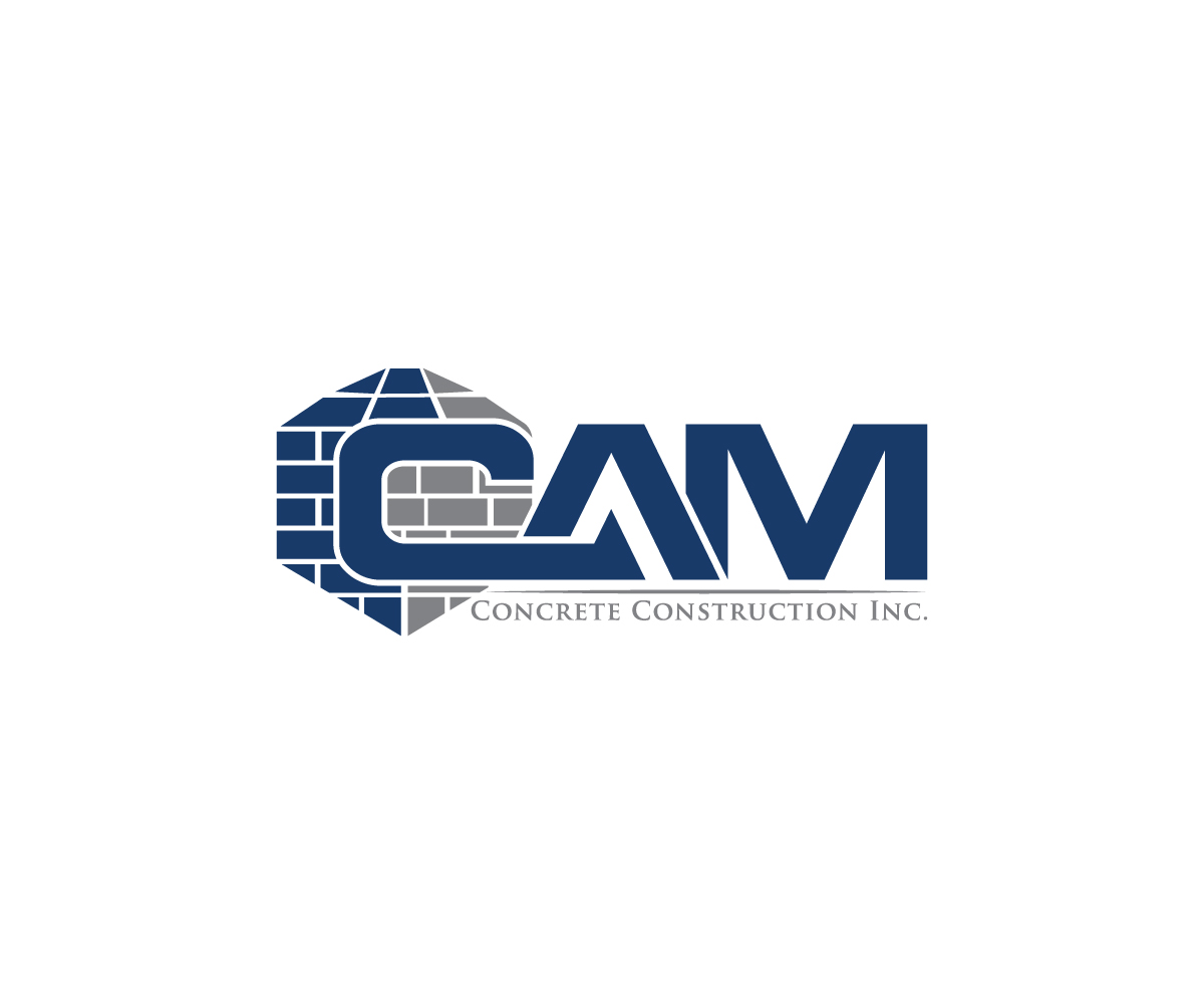 Logo Design by Spark  Design for CAM Concrete Construction, Inc. | Design #34455775