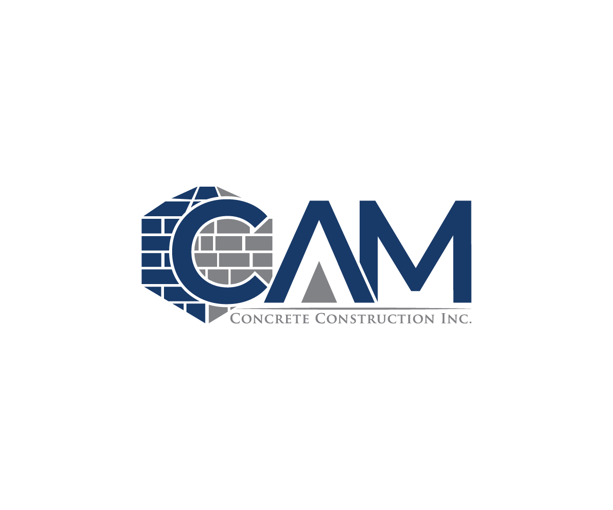 Logo Design by Spark  Design for CAM Concrete Construction, Inc. | Design #34455776