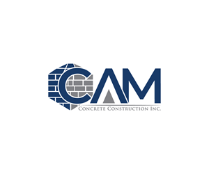 Logo Design by Spark  Design for CAM Concrete Construction, Inc. | Design: #34455776