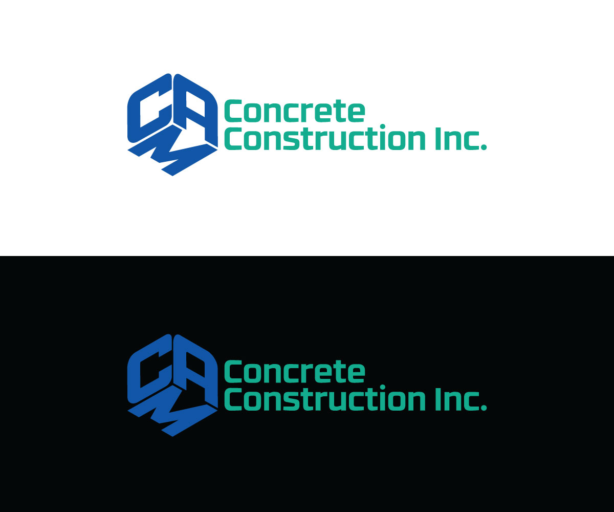Logo Design by Srk pix!14 for CAM Concrete Construction, Inc. | Design #34456002