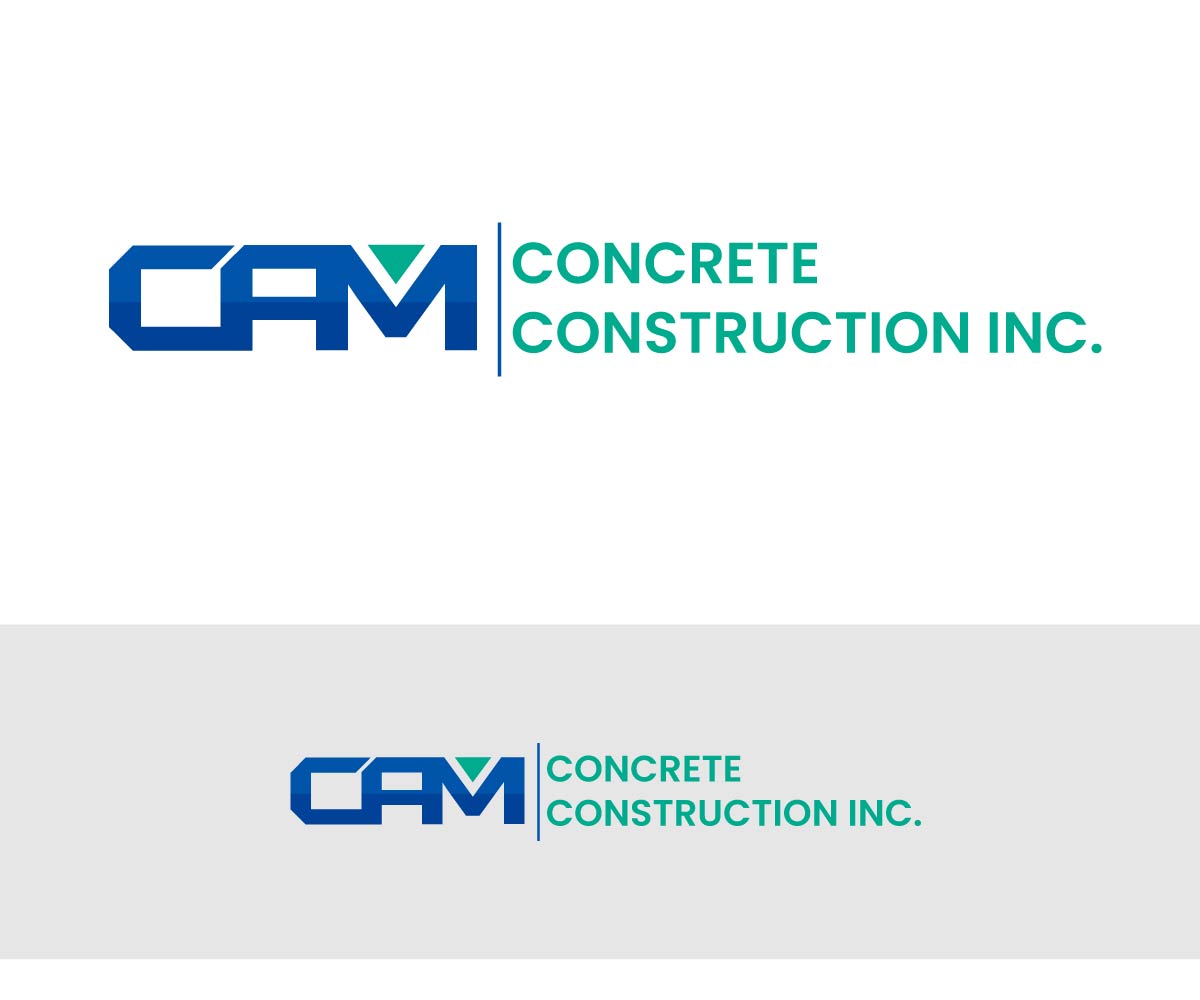 Logo Design by Paint-Tools for CAM Concrete Construction, Inc. | Design #34459118