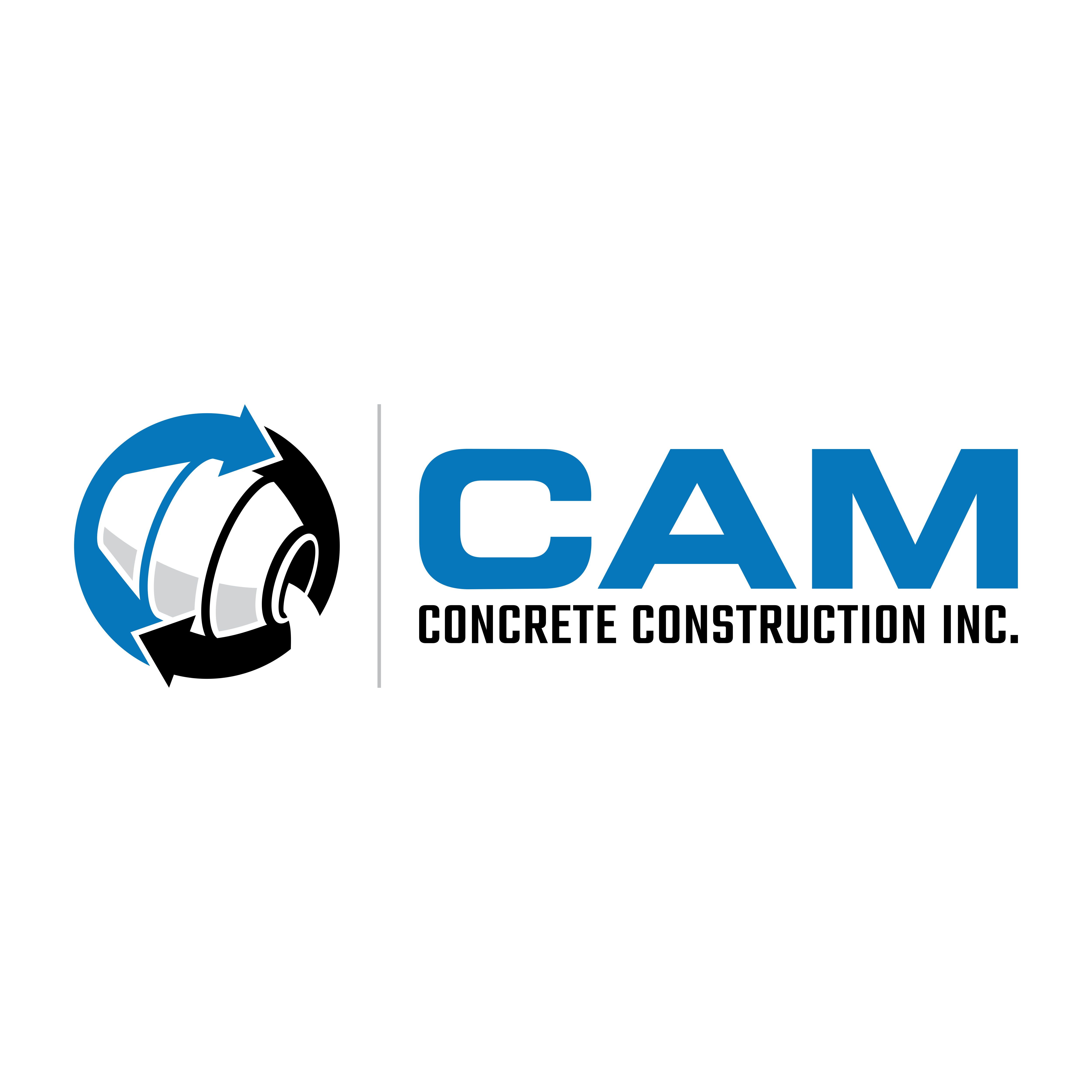 Logo Design by infinity007 for CAM Concrete Construction, Inc. | Design #34470239