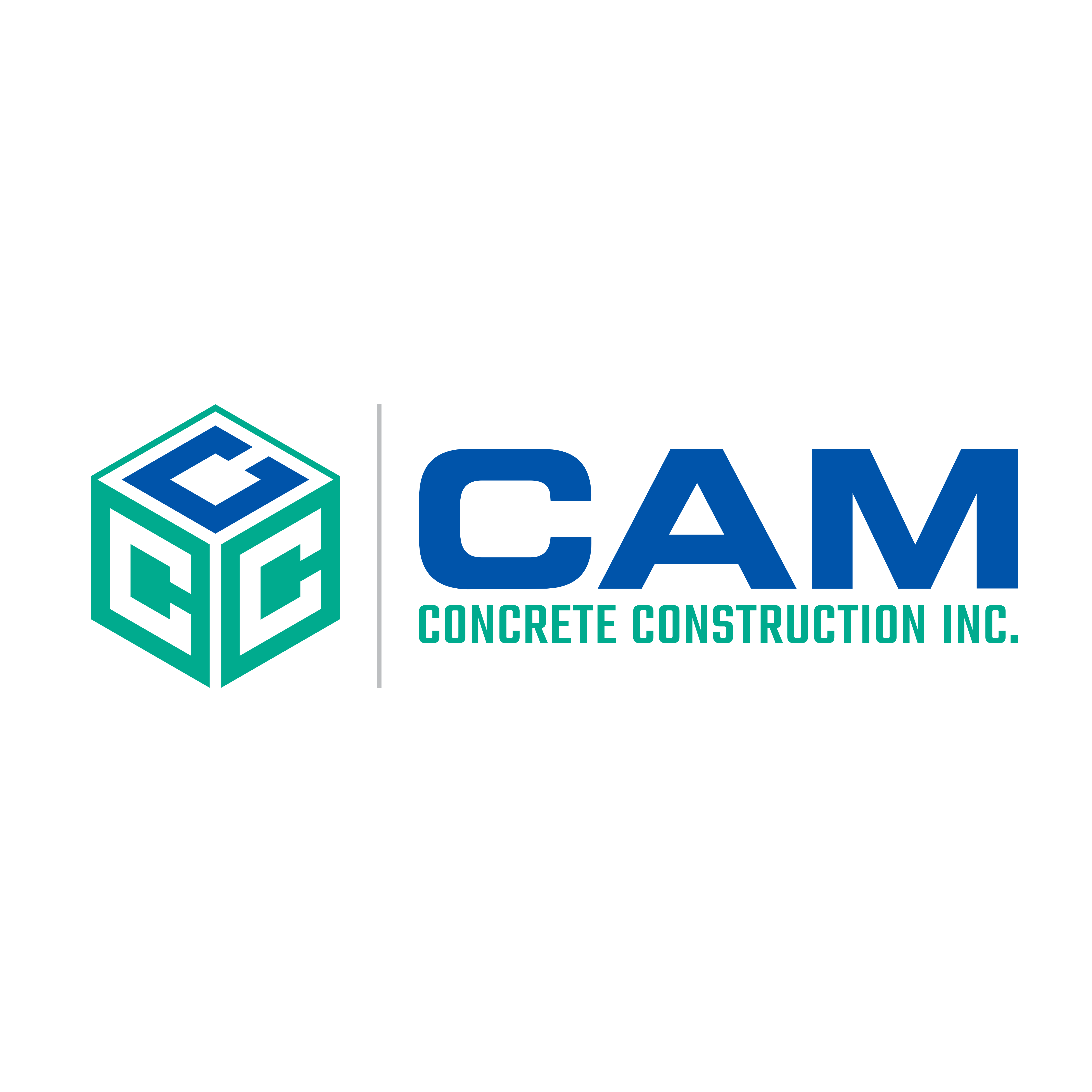 Logo Design by infinity007 for CAM Concrete Construction, Inc. | Design #34471049
