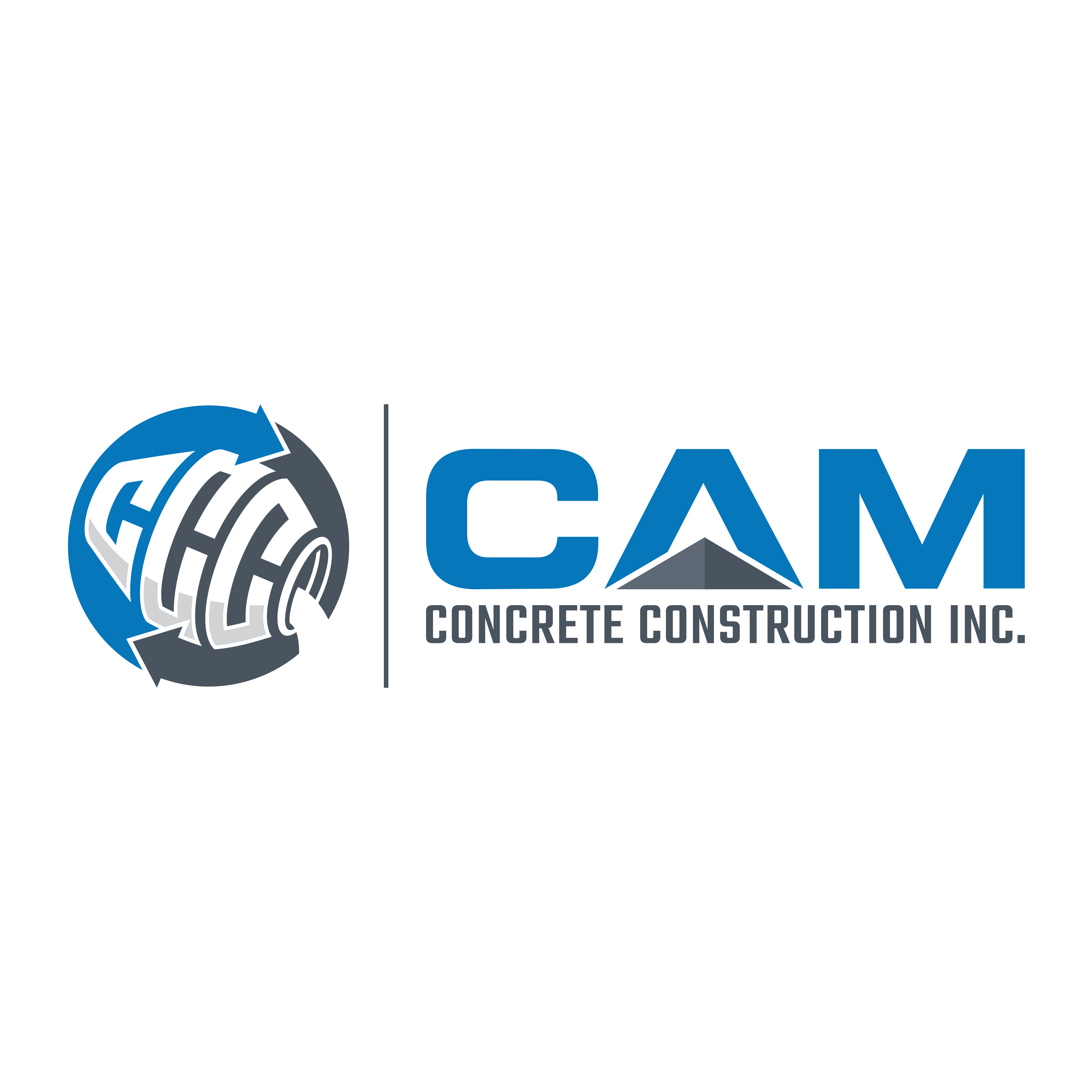 Logo Design by infinity007 for CAM Concrete Construction, Inc. | Design #34474110