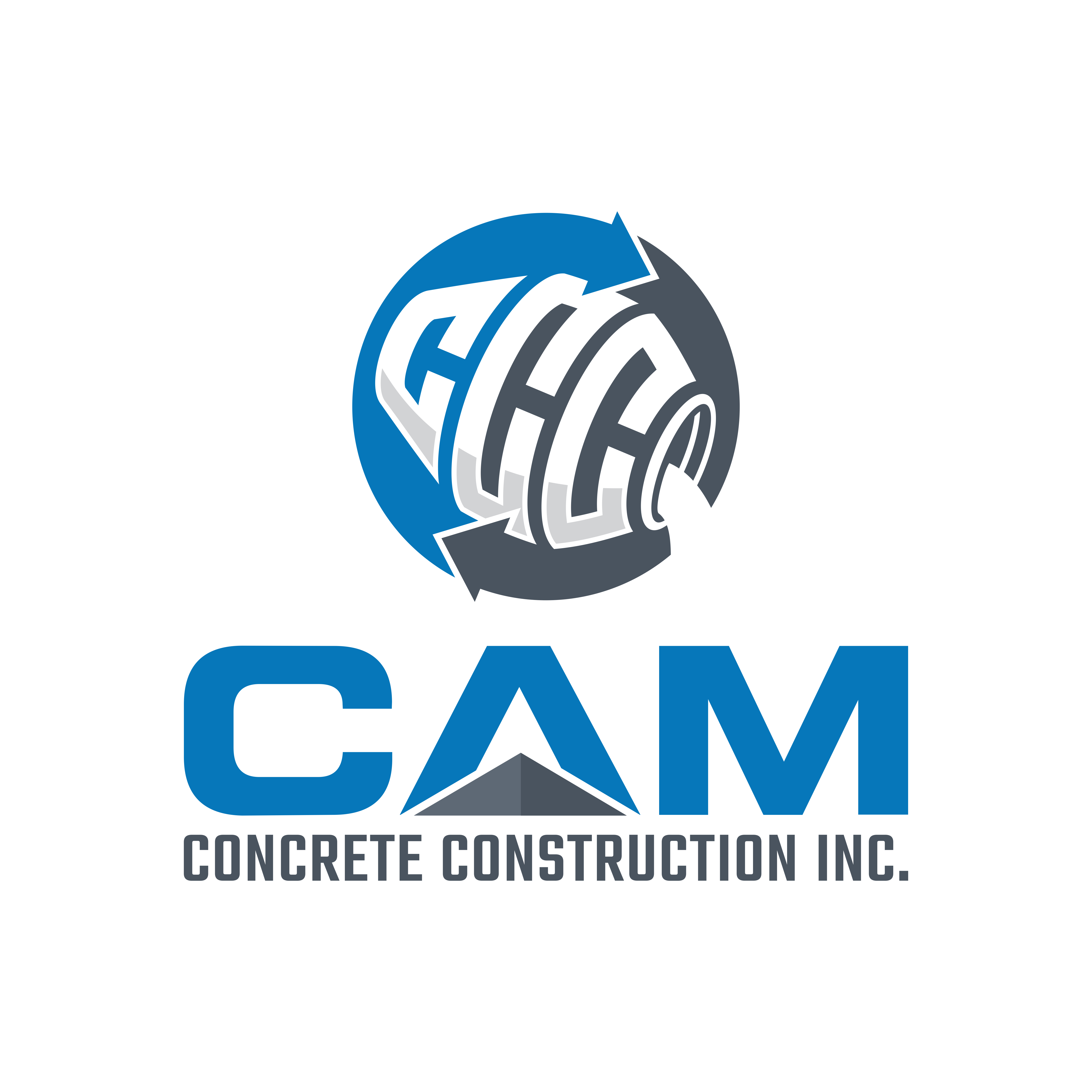 Logo Design by infinity007 for CAM Concrete Construction, Inc. | Design #34474111