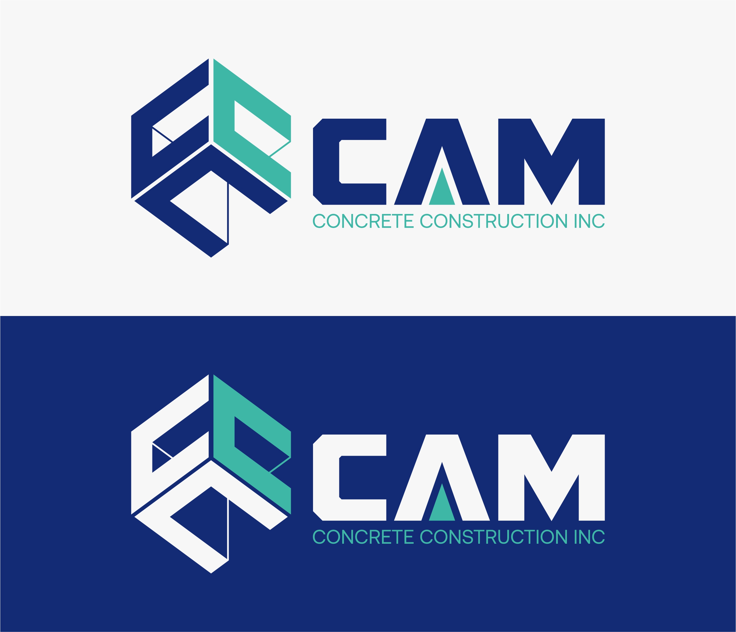 Logo Design by erikdesign for CAM Concrete Construction, Inc. | Design #34461487