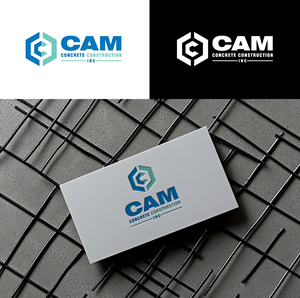 Logo Design by RA-bica for CAM Concrete Construction, Inc. | Design: #34459609