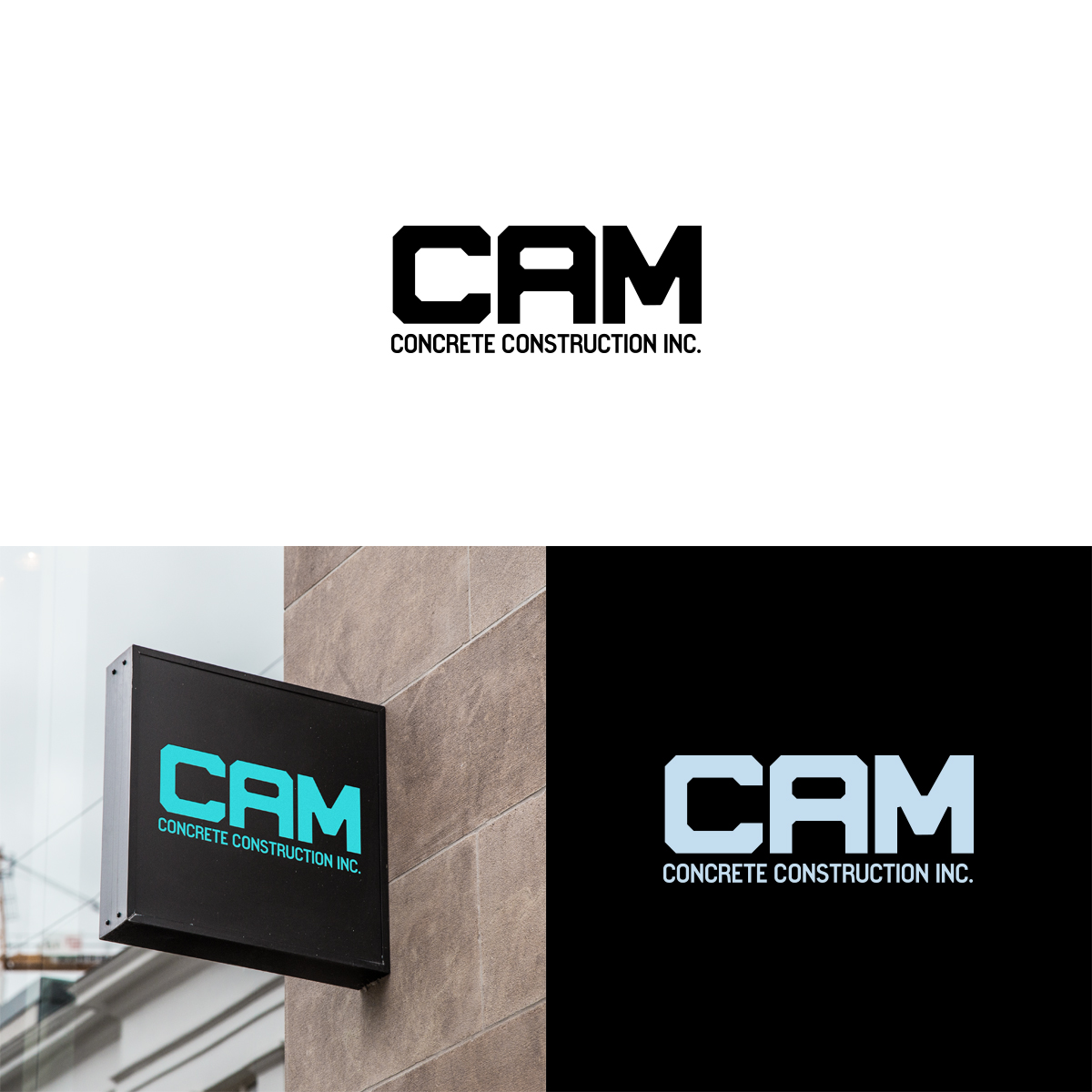 Logo Design by DesignSNW for CAM Concrete Construction, Inc. | Design #34457172