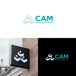 Logo Design by DesignSNW for CAM Concrete Construction, Inc. | Design: #34457173