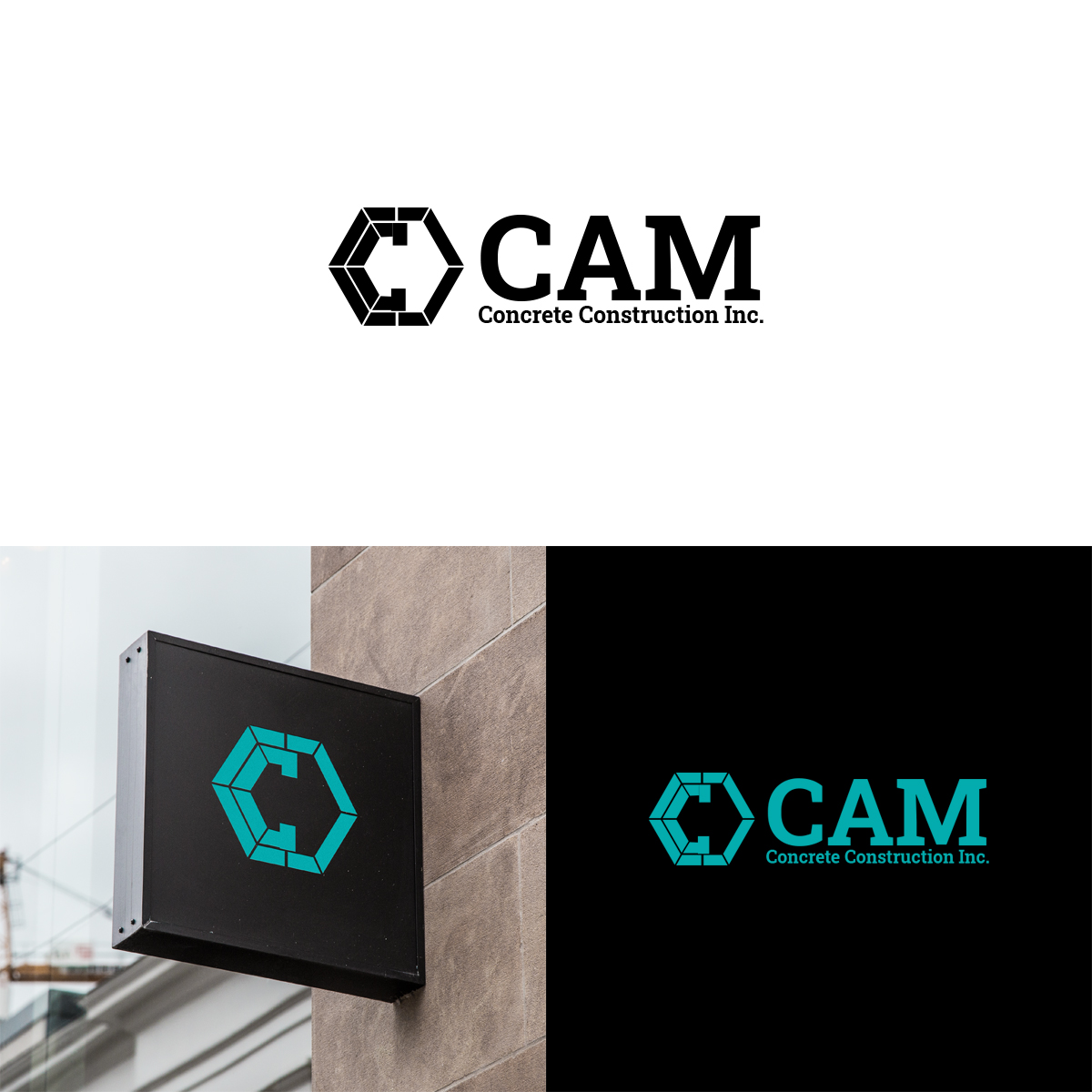 Logo Design by DesignSNW for CAM Concrete Construction, Inc. | Design #34457293