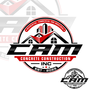 Logo Design by Suvendu.S for CAM Concrete Construction, Inc. | Design: #34457369