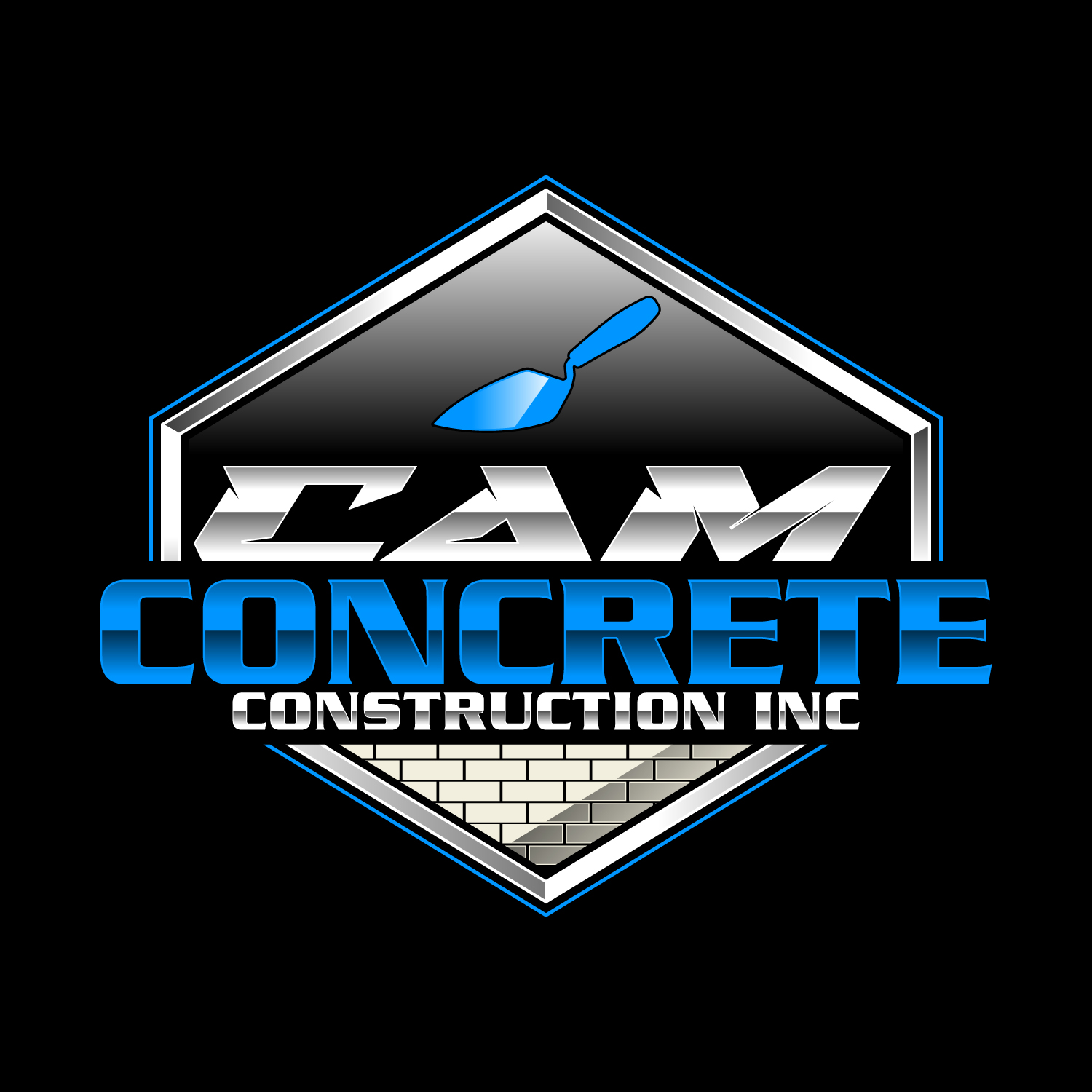 Logo Design by Suvendu.S for CAM Concrete Construction, Inc. | Design #34457375