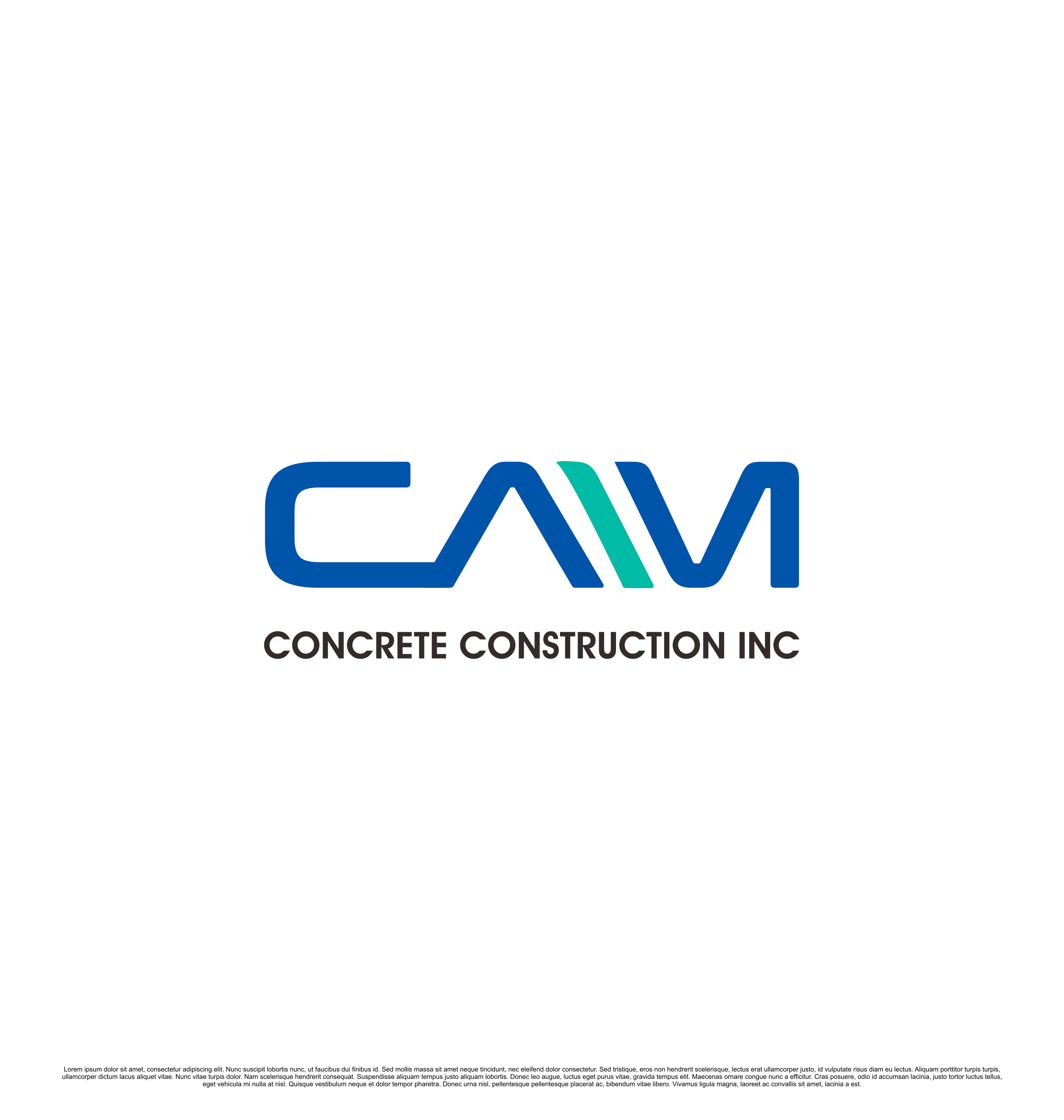 Logo Design by saesean for CAM Concrete Construction, Inc. | Design #34463699