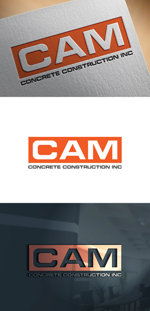 Logo Design by DesignVerse777 for CAM Concrete Construction, Inc. | Design: #34469976