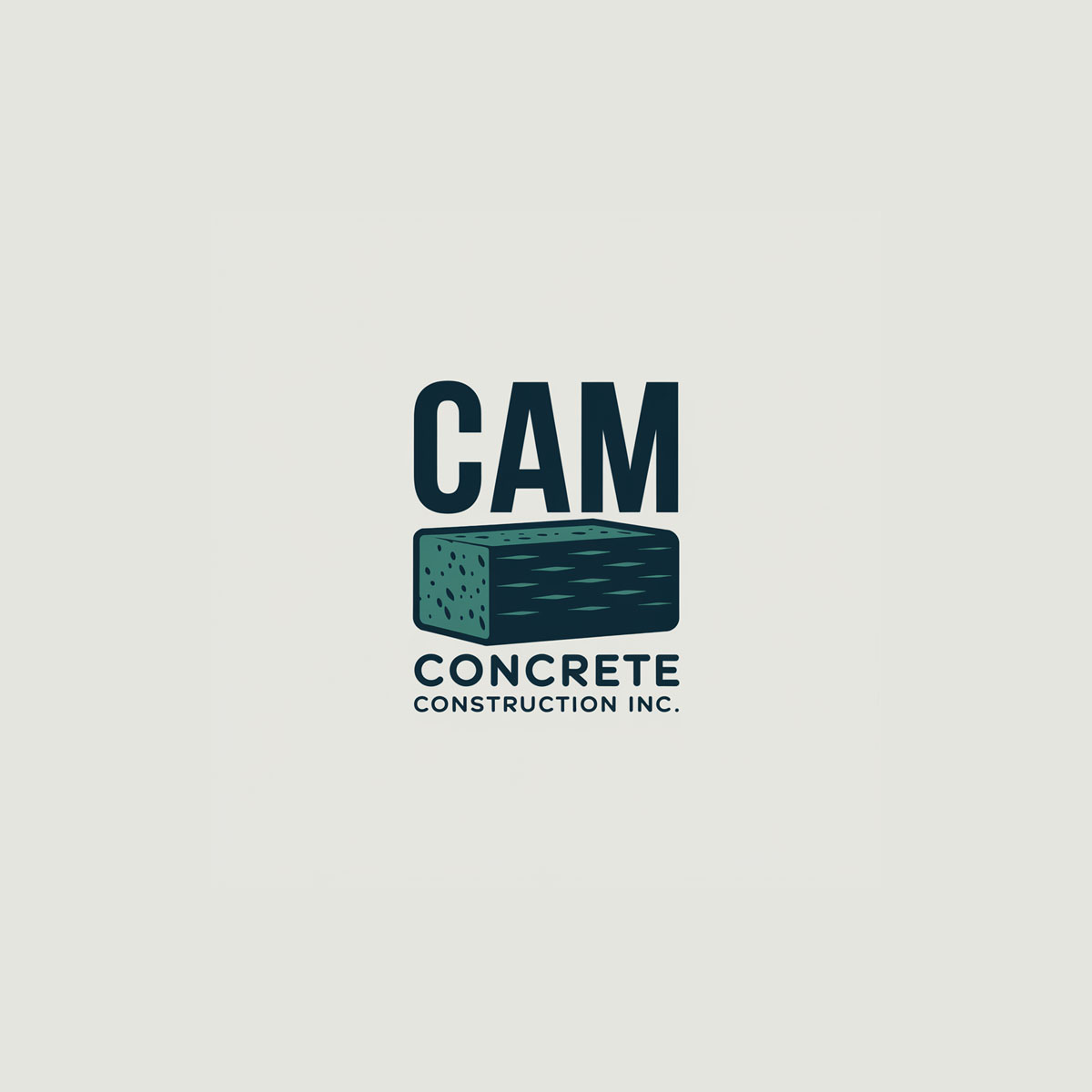 Logo Design by mekail for CAM Concrete Construction, Inc. | Design #34458421