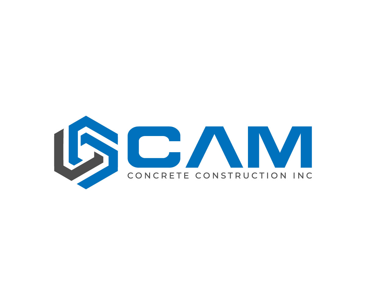 Logo Design by Impressive logo for CAM Concrete Construction, Inc. | Design #34461797