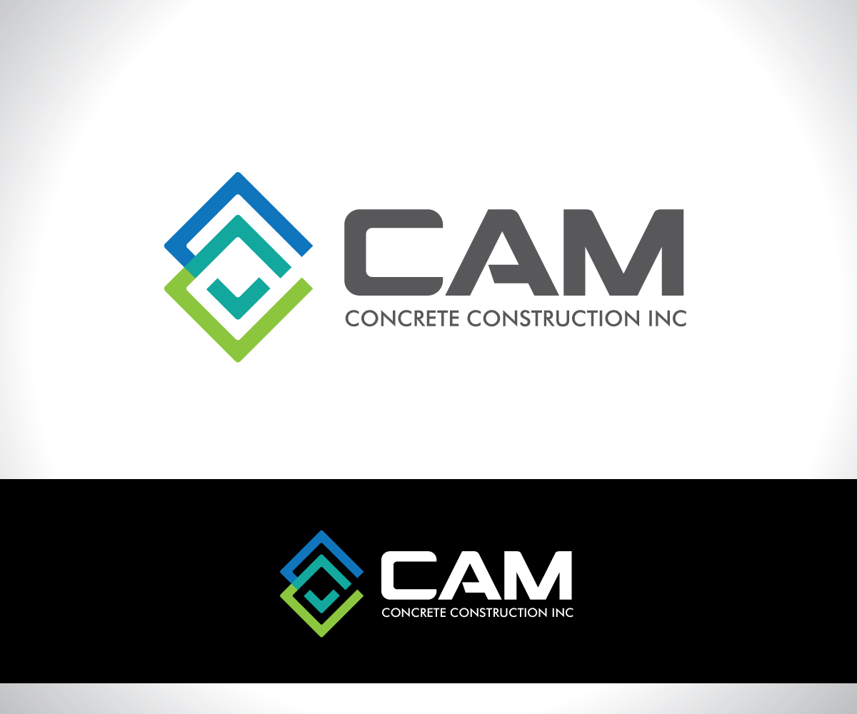 Logo Design by YourLogoMaster for CAM Concrete Construction, Inc. | Design #34461516