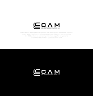 Logo Design by Barokahe guse for CAM Concrete Construction, Inc. | Design: #34462755