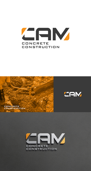 Logo Design by apik. for CAM Concrete Construction, Inc. | Design: #34456136