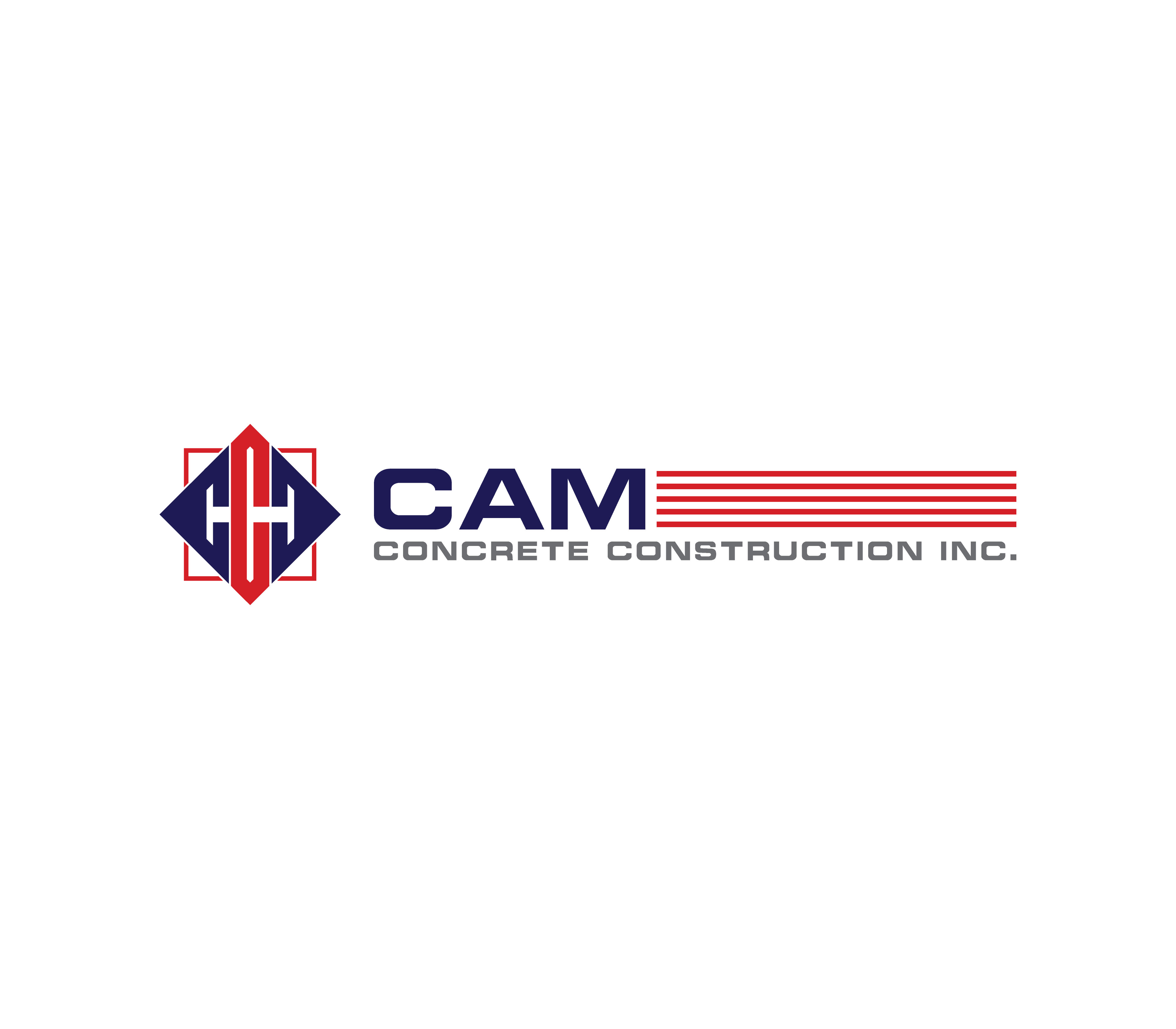 Logo Design by Nova_Create for CAM Concrete Construction, Inc. | Design #34458386