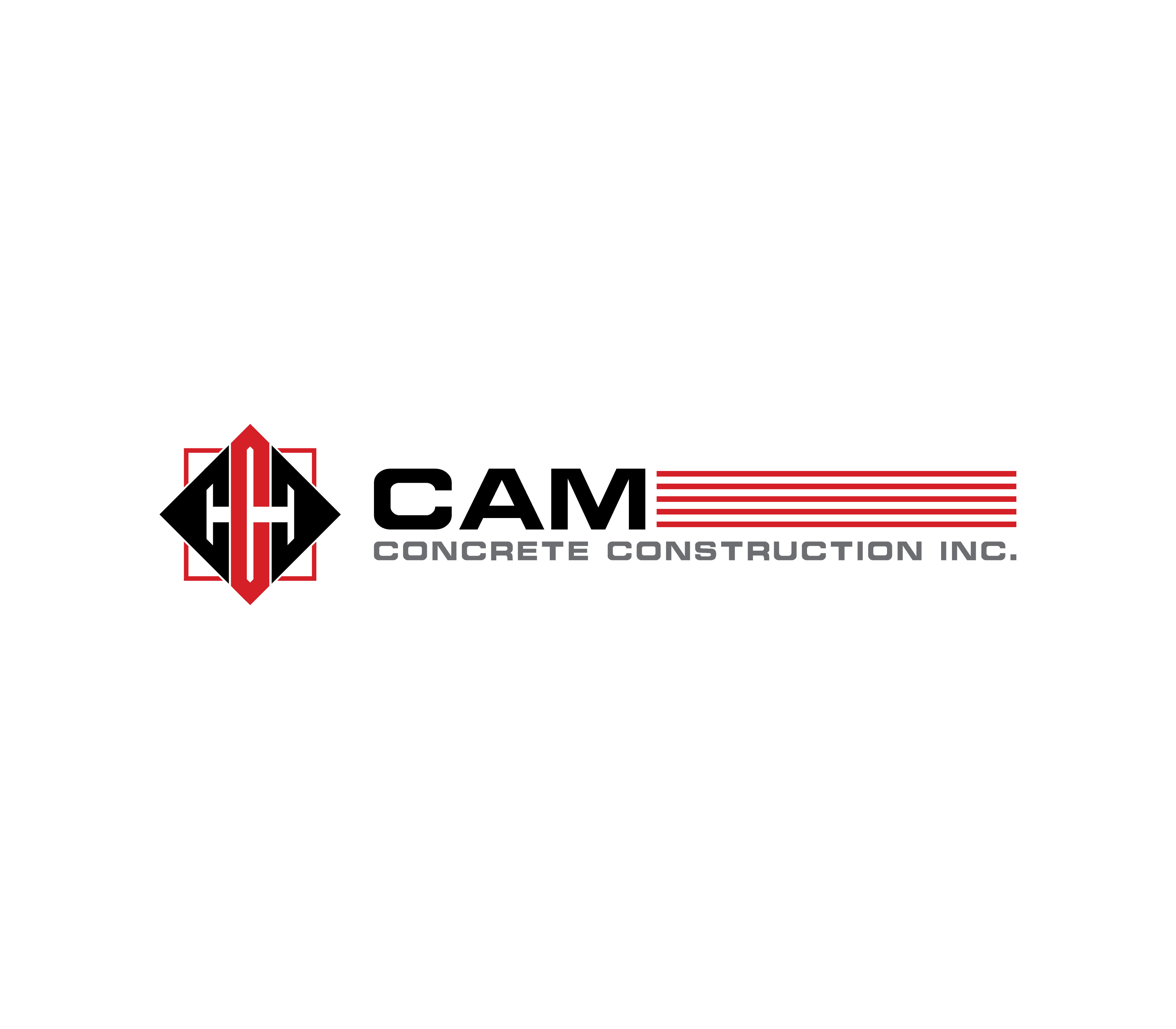 Logo Design by Nova_Create for CAM Concrete Construction, Inc. | Design #34458387