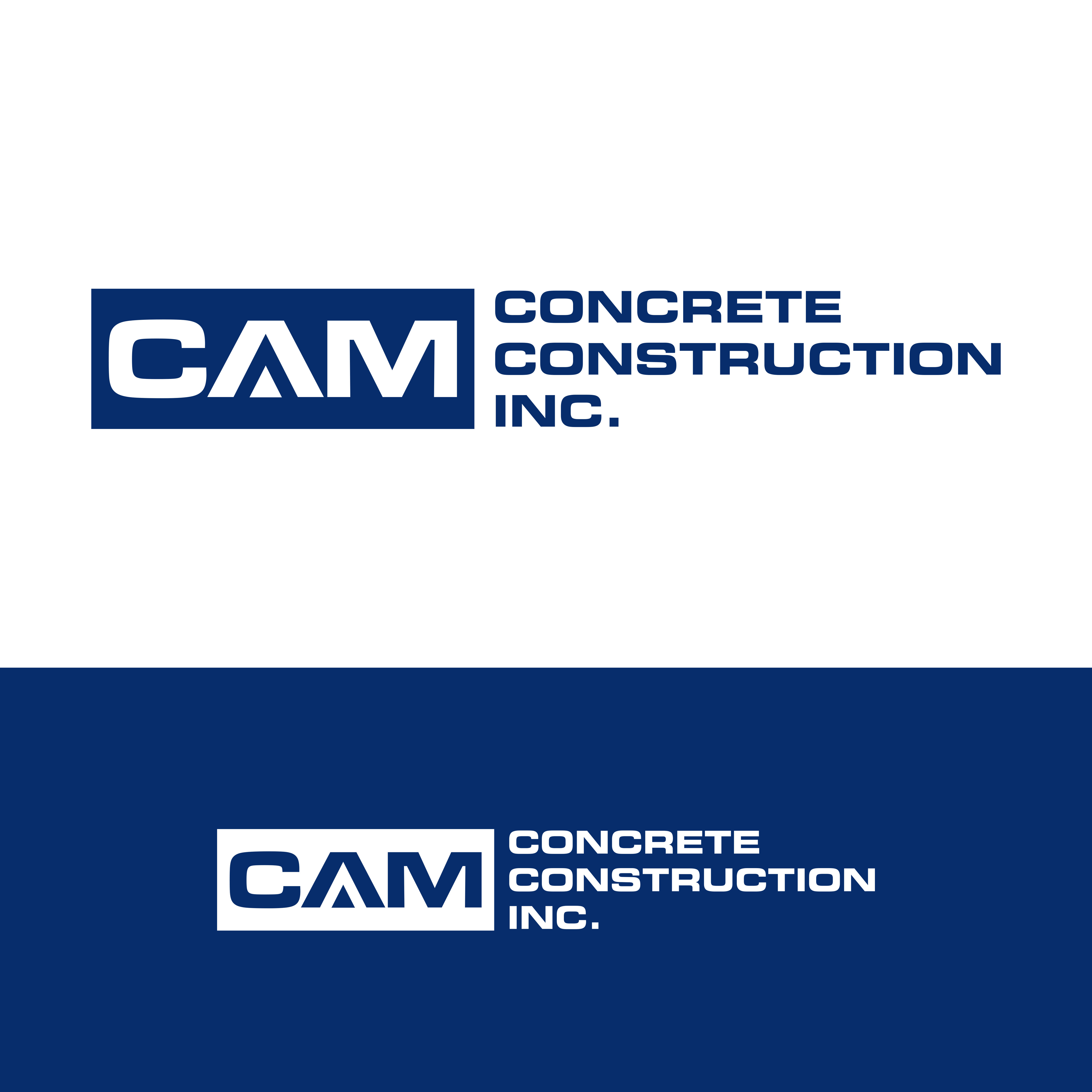 Logo Design by Mahera23 for CAM Concrete Construction, Inc. | Design #34473962