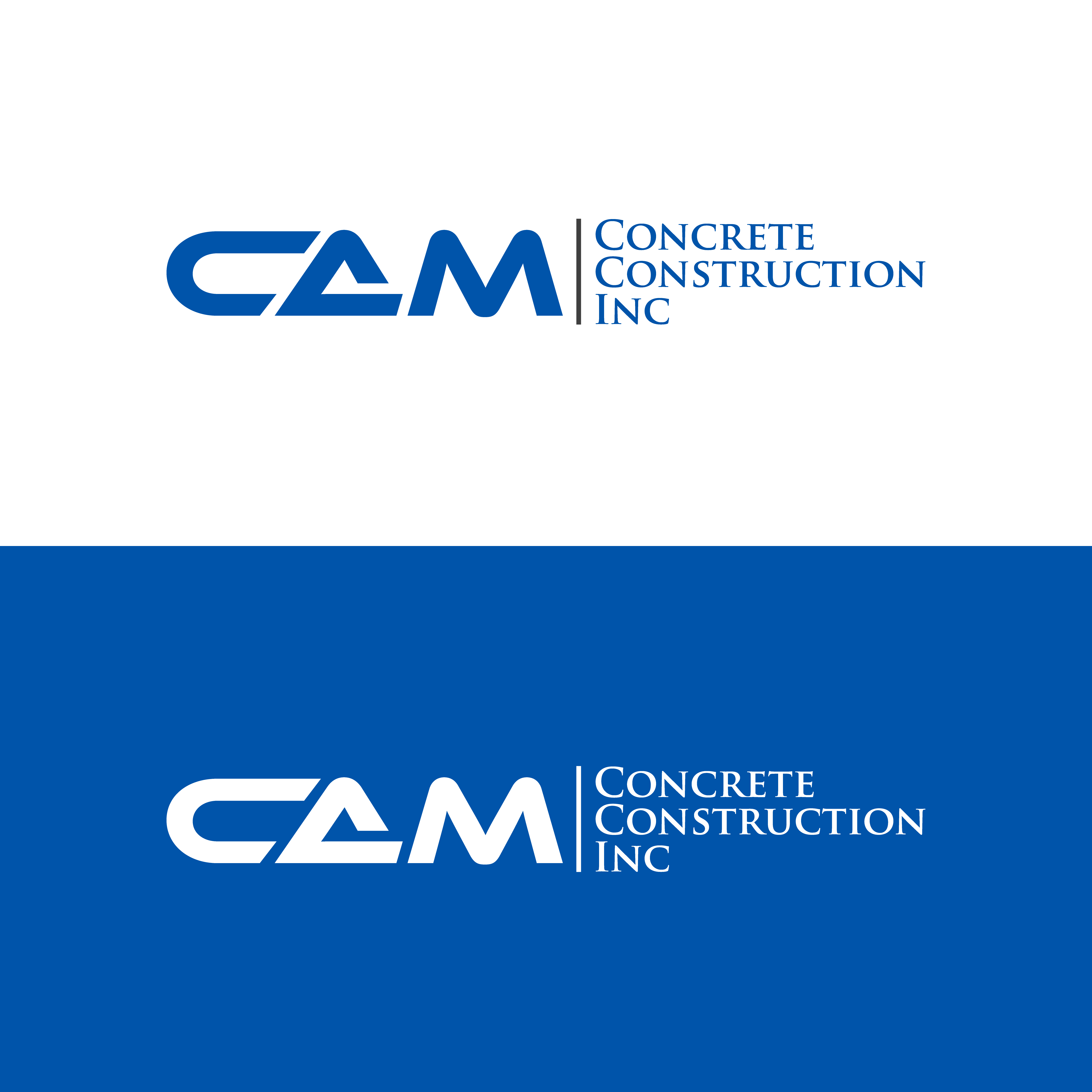 Logo-Design von AKTech für CAM Concrete Construction, Inc. | Design #34457856