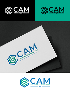 Logo Design by Endyy  for CAM Concrete Construction, Inc. | Design: #34461306