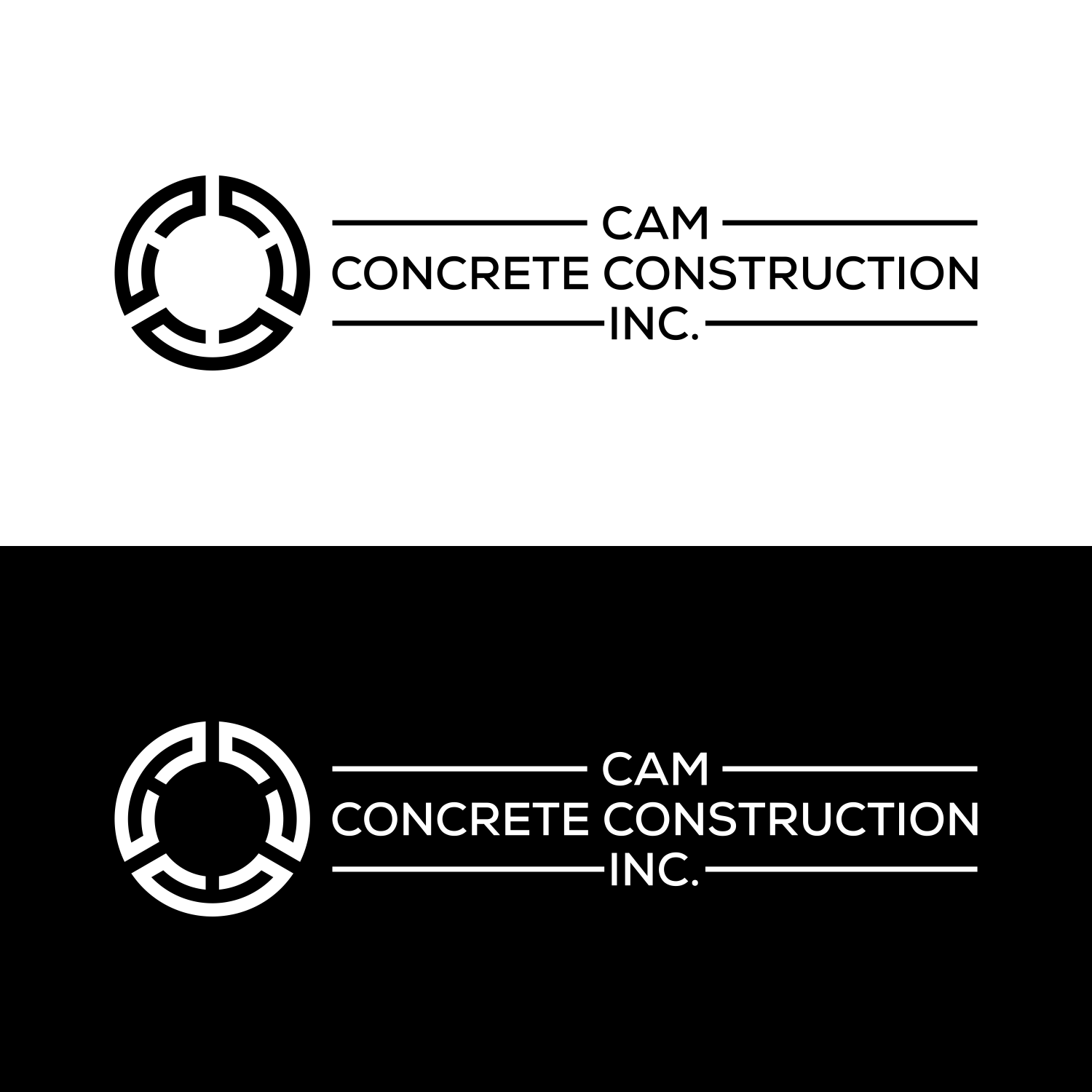 Logo Design by F_DSGN for CAM Concrete Construction, Inc. | Design #34456142